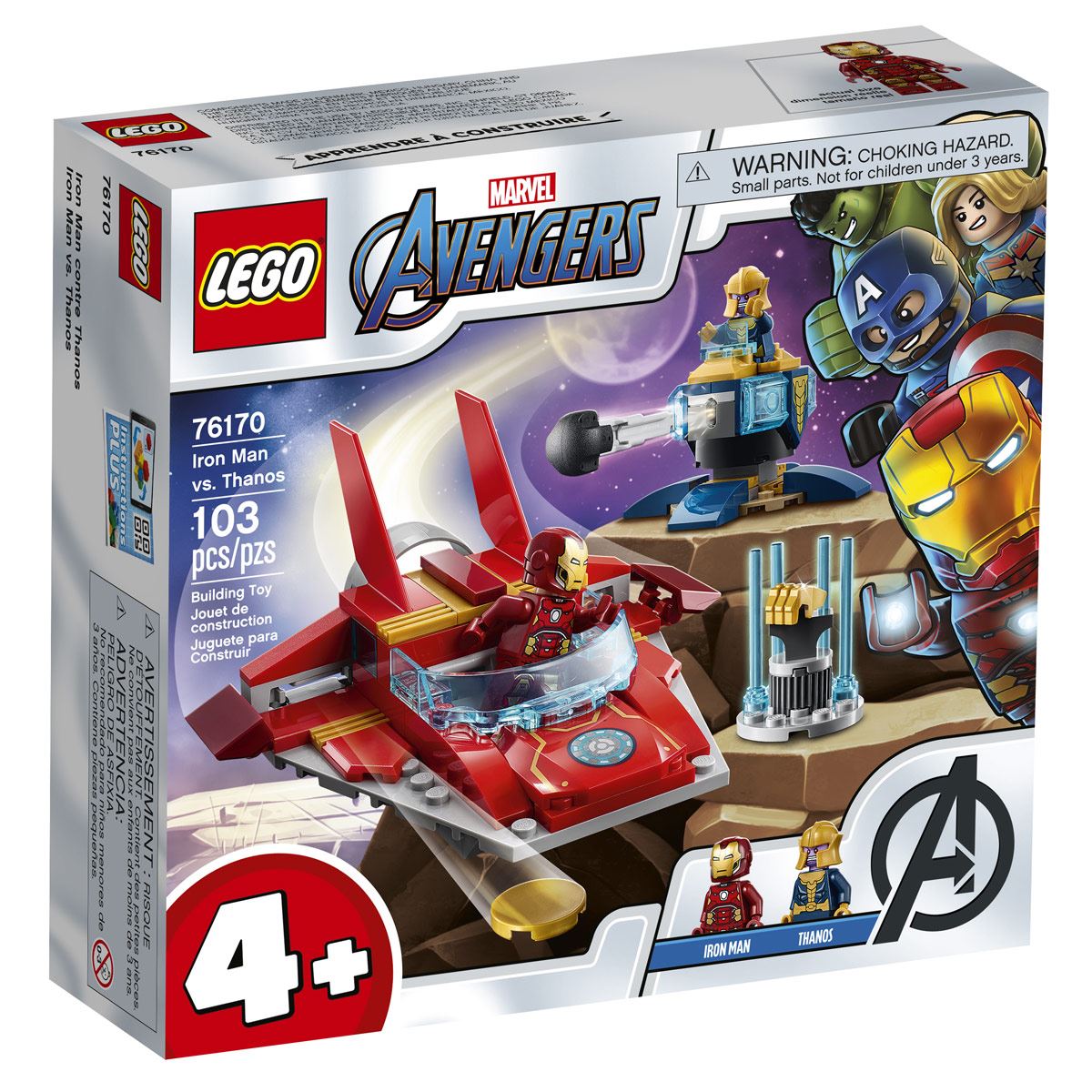 Iron Man vs. Thanos Super Heroes Lego 76170 Construcción