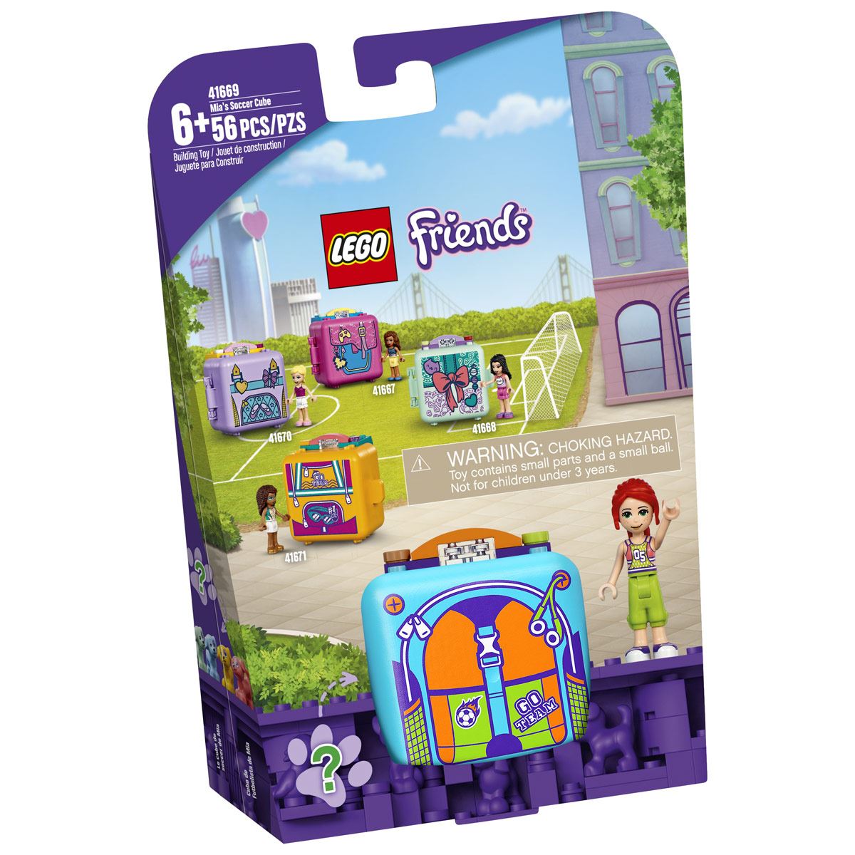 Cubo de Futbolista de Mia Lego