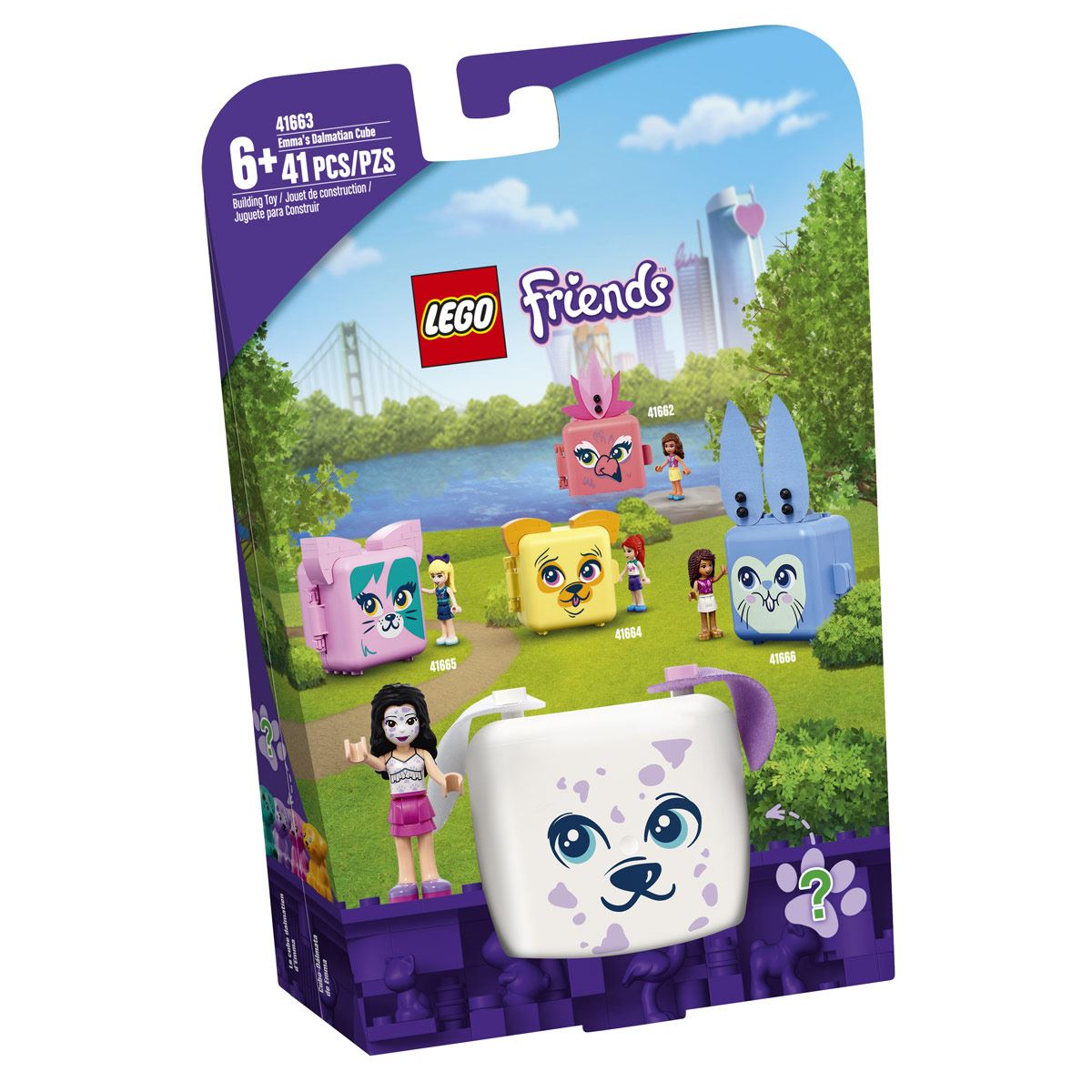 Cubo-Dálmata de Emma LEGO Friends 41663 construcción