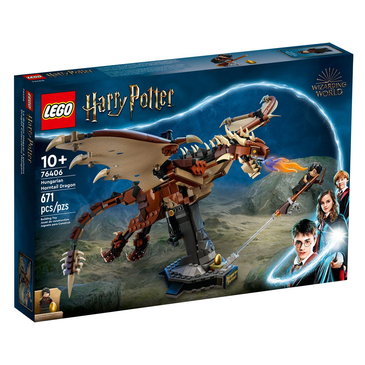Dragón Colacuerno Húngaro 76406 LEGO