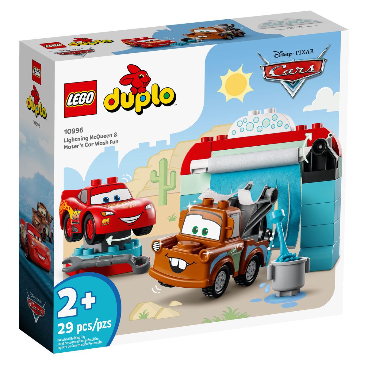 Diversión en el Autolavado con el Rayo McQueen y Mate 10996