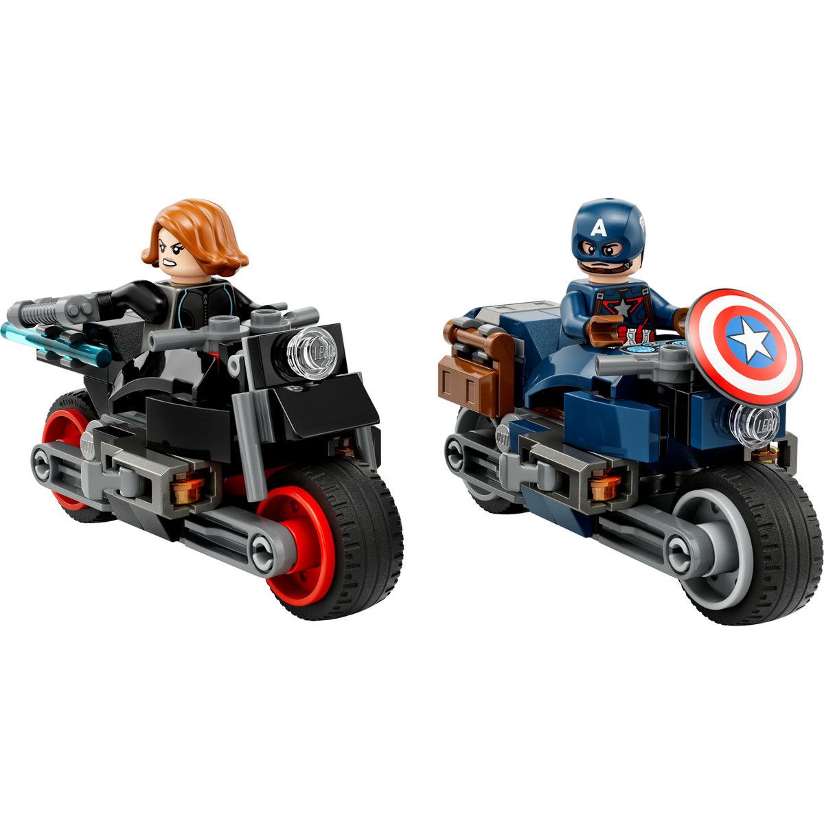 Motos de Black Widow y el Capitán América