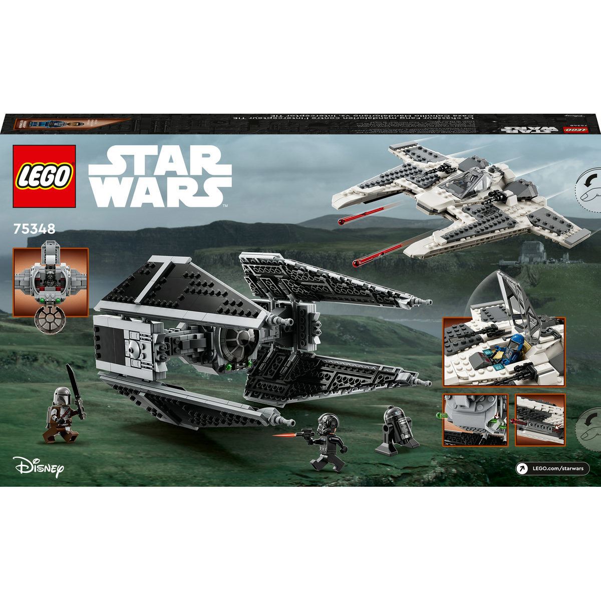 Caza Colmillo Mandaloriano vs. Interceptor TIE