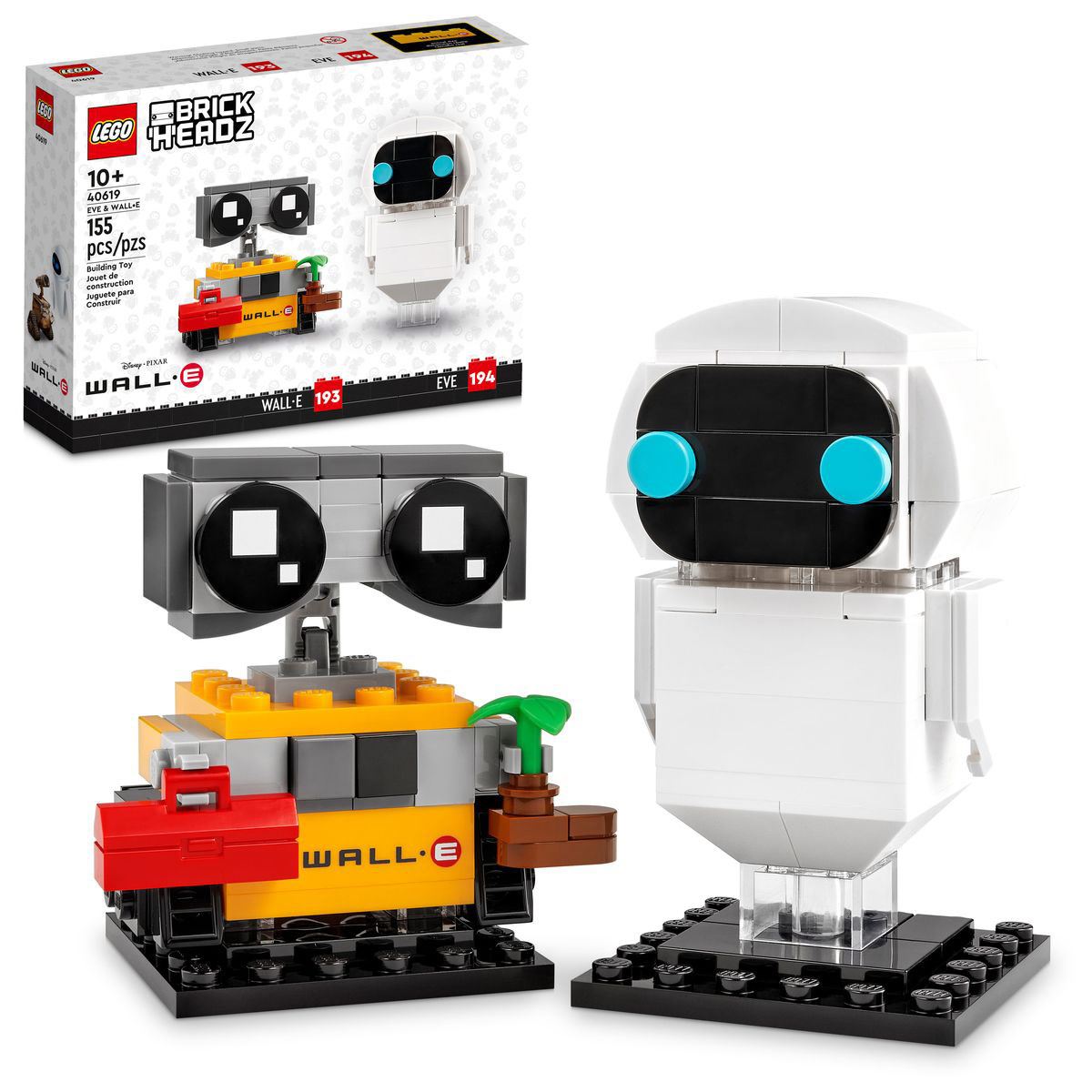 Lego Brick Headz Eva & Wall•E 40619