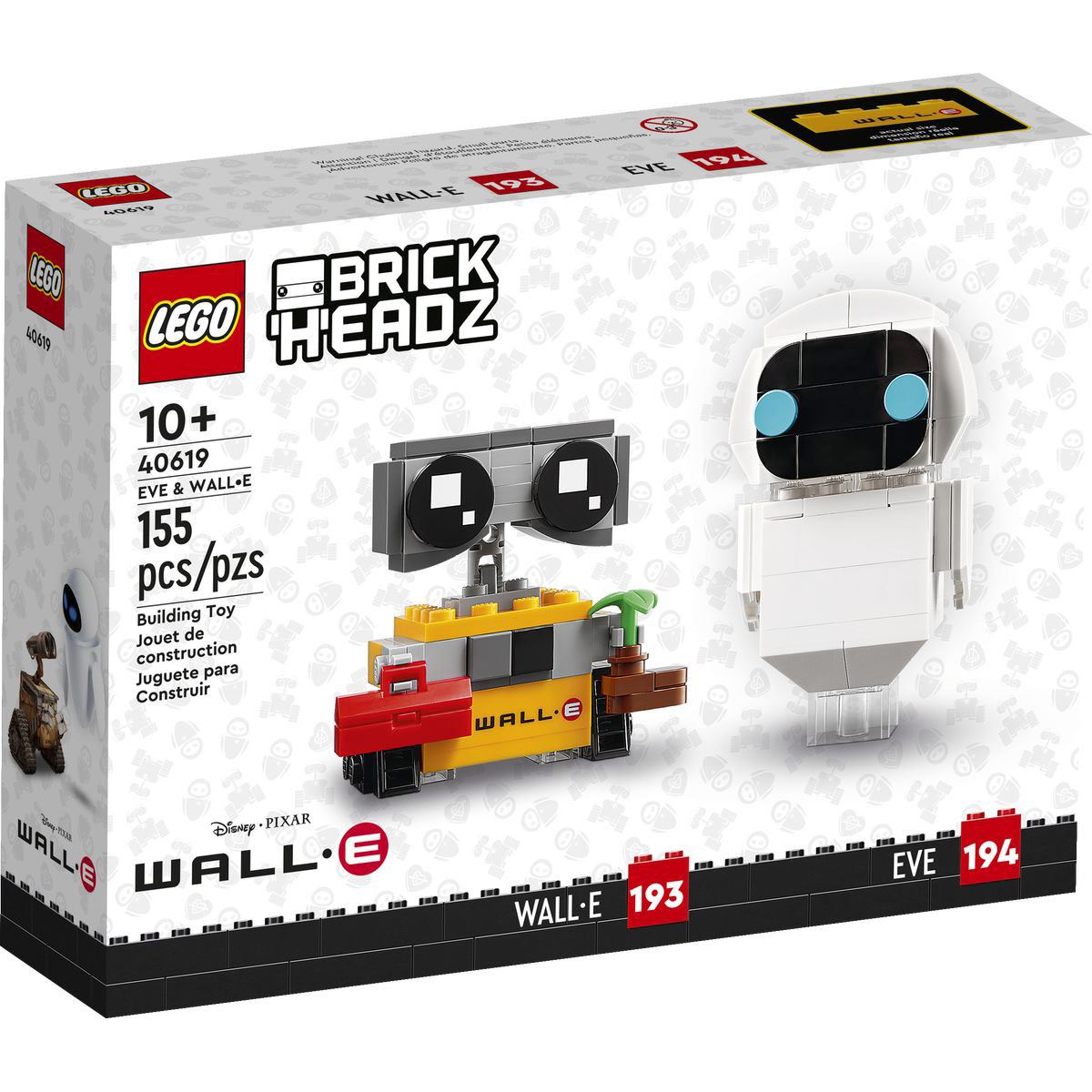 Lego Brick Headz Eva & Wall•E 40619