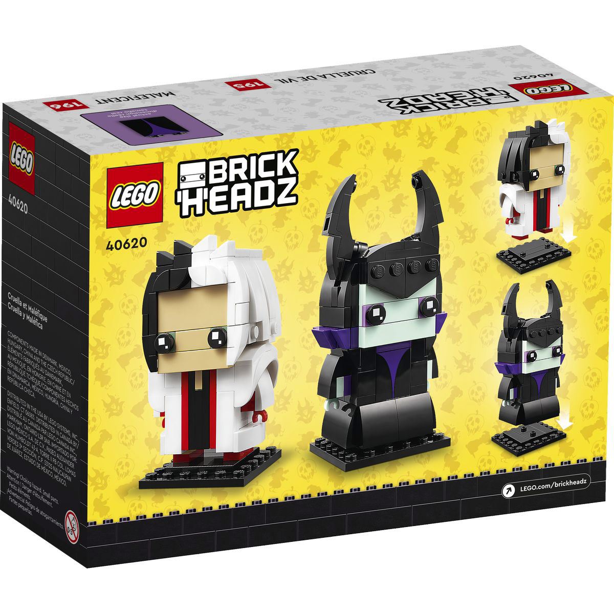 Lego Brick Headz Cruella & Maléfica 40620