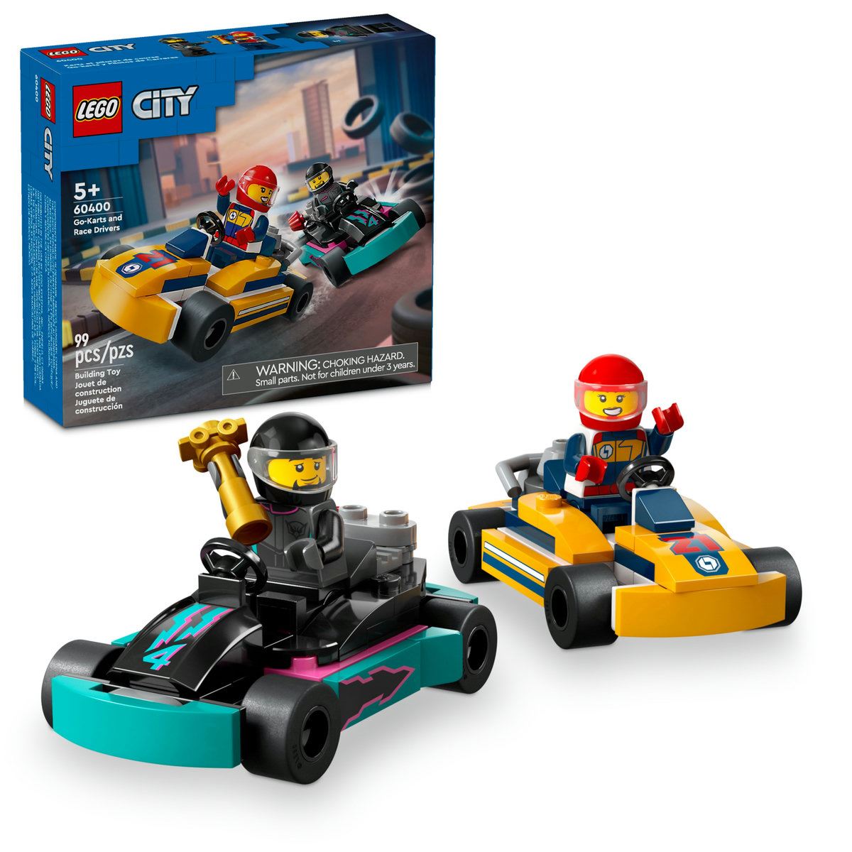 LEGO® Go-karts y Pilotos de Carreras