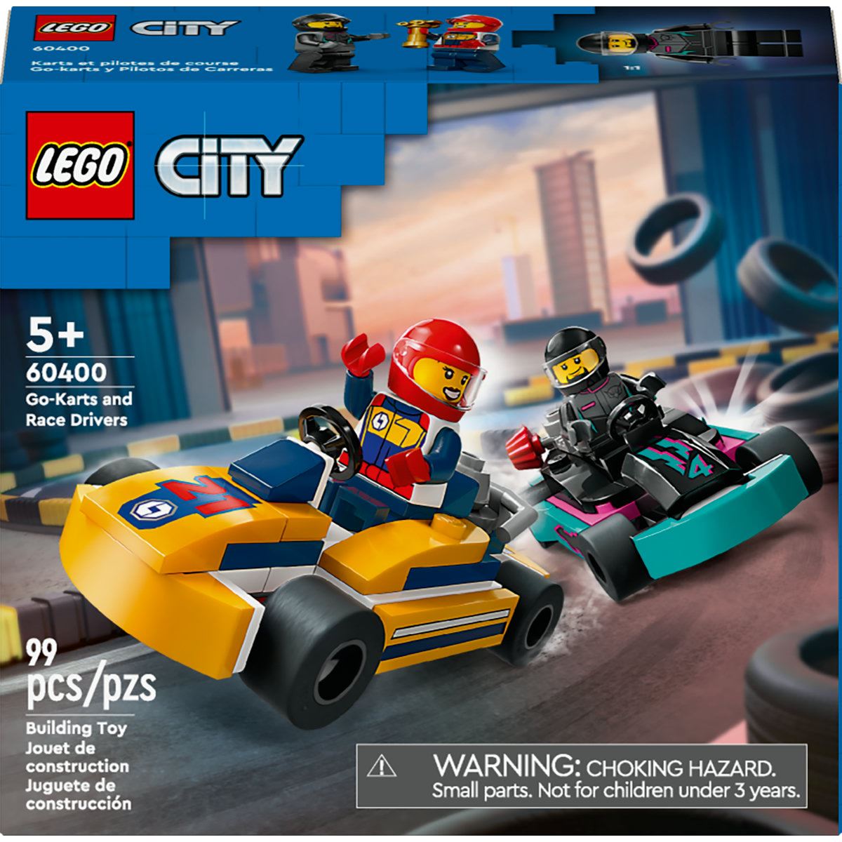 LEGO® Go-karts y Pilotos de Carreras