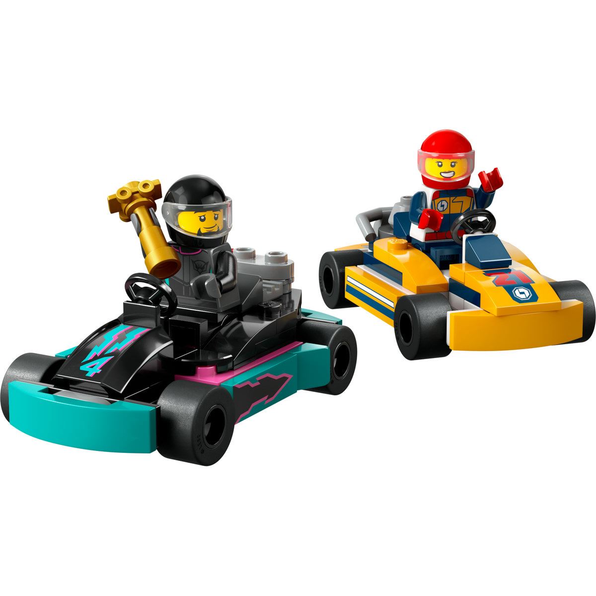 LEGO® Go-karts y Pilotos de Carreras