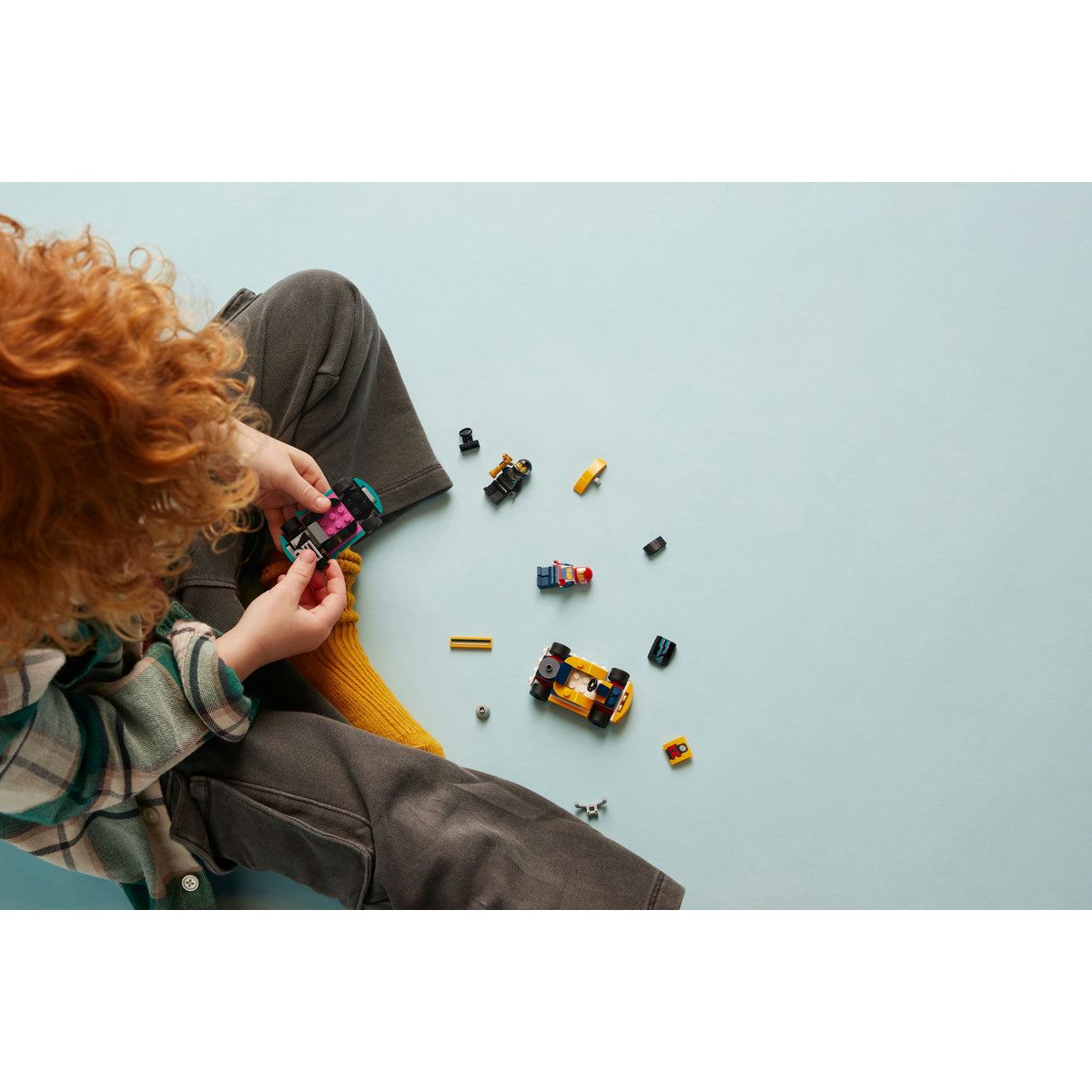 LEGO® Go-karts y Pilotos de Carreras