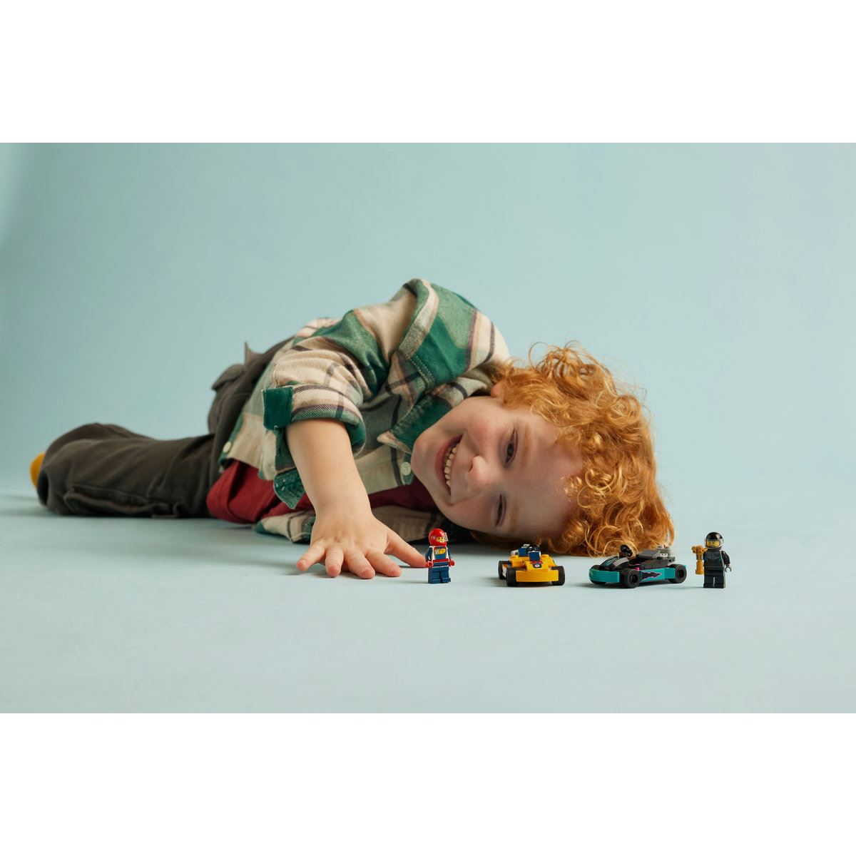 LEGO® Go-karts y Pilotos de Carreras