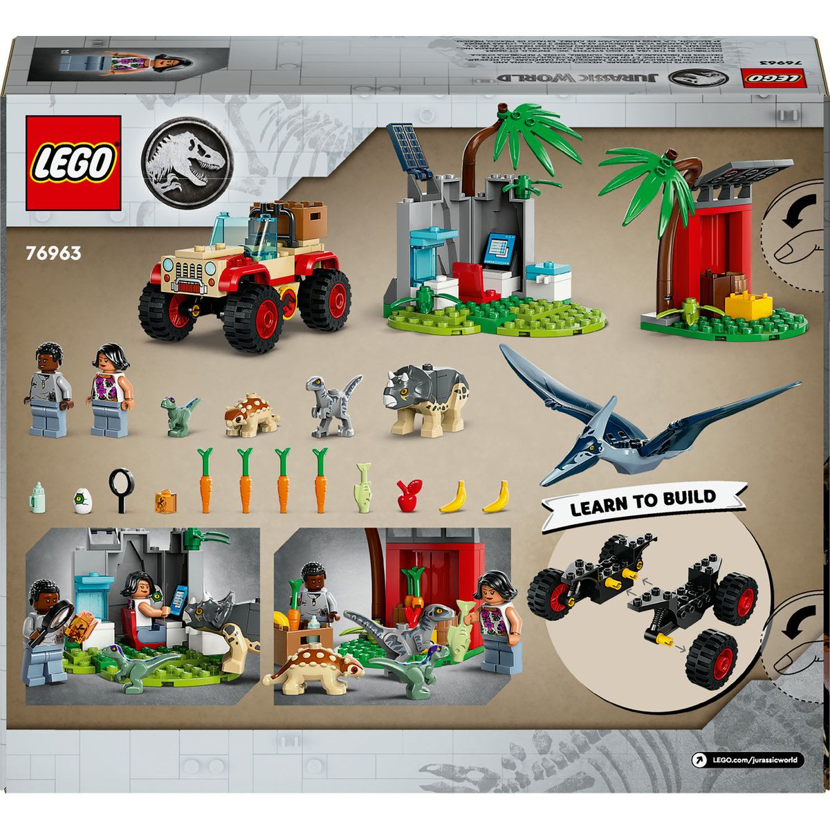LEGO® Centro de Rescate de Dinosaurios Bebé