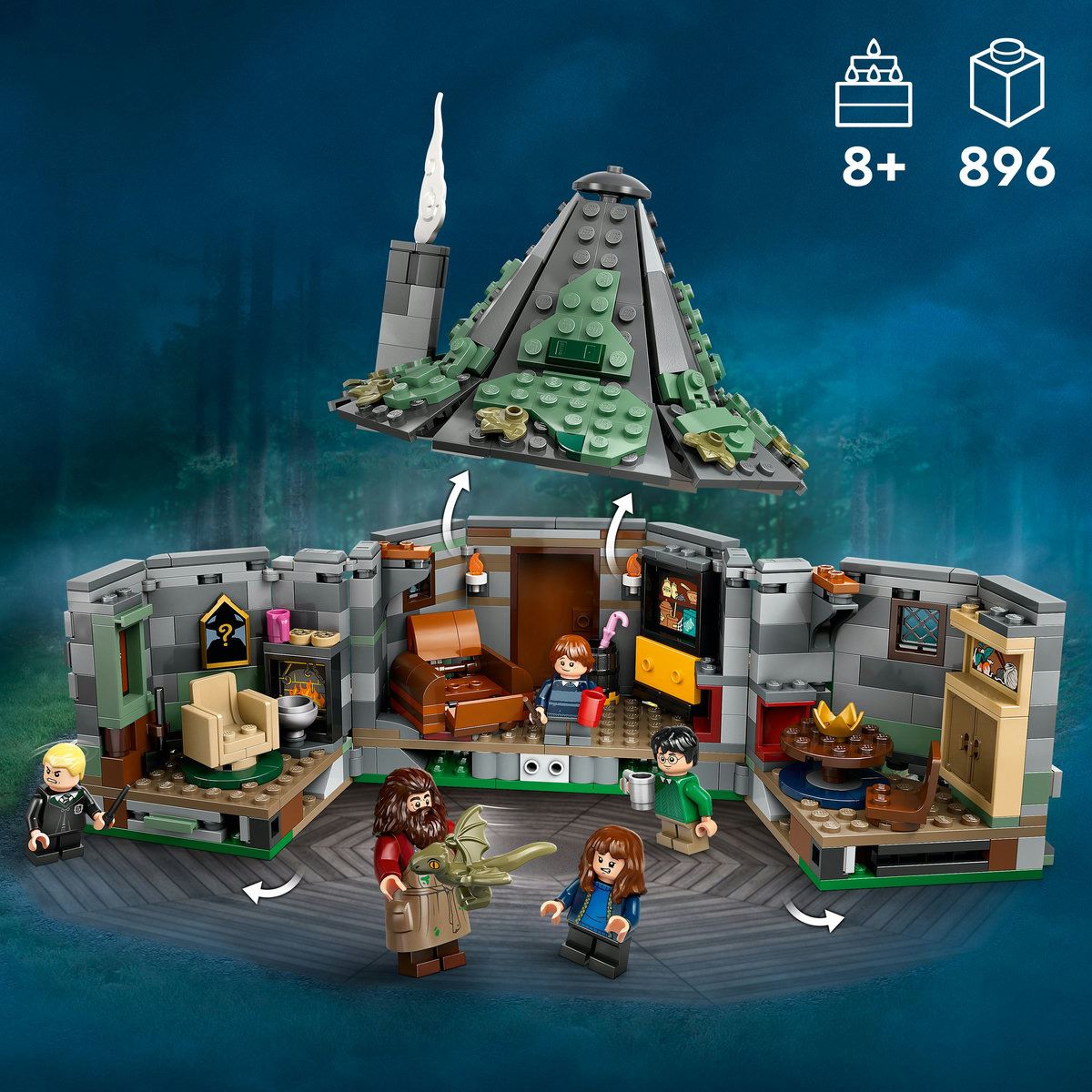 La cabaña de fashion hagrid lego