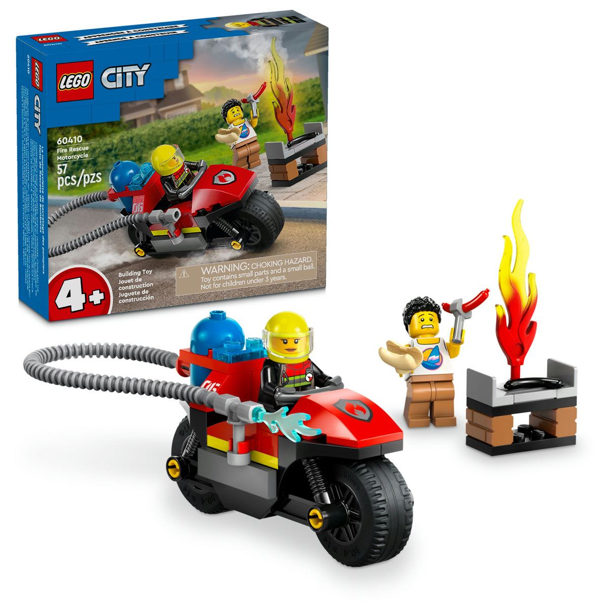 LEGO® Moto de Rescate de Bomberos
