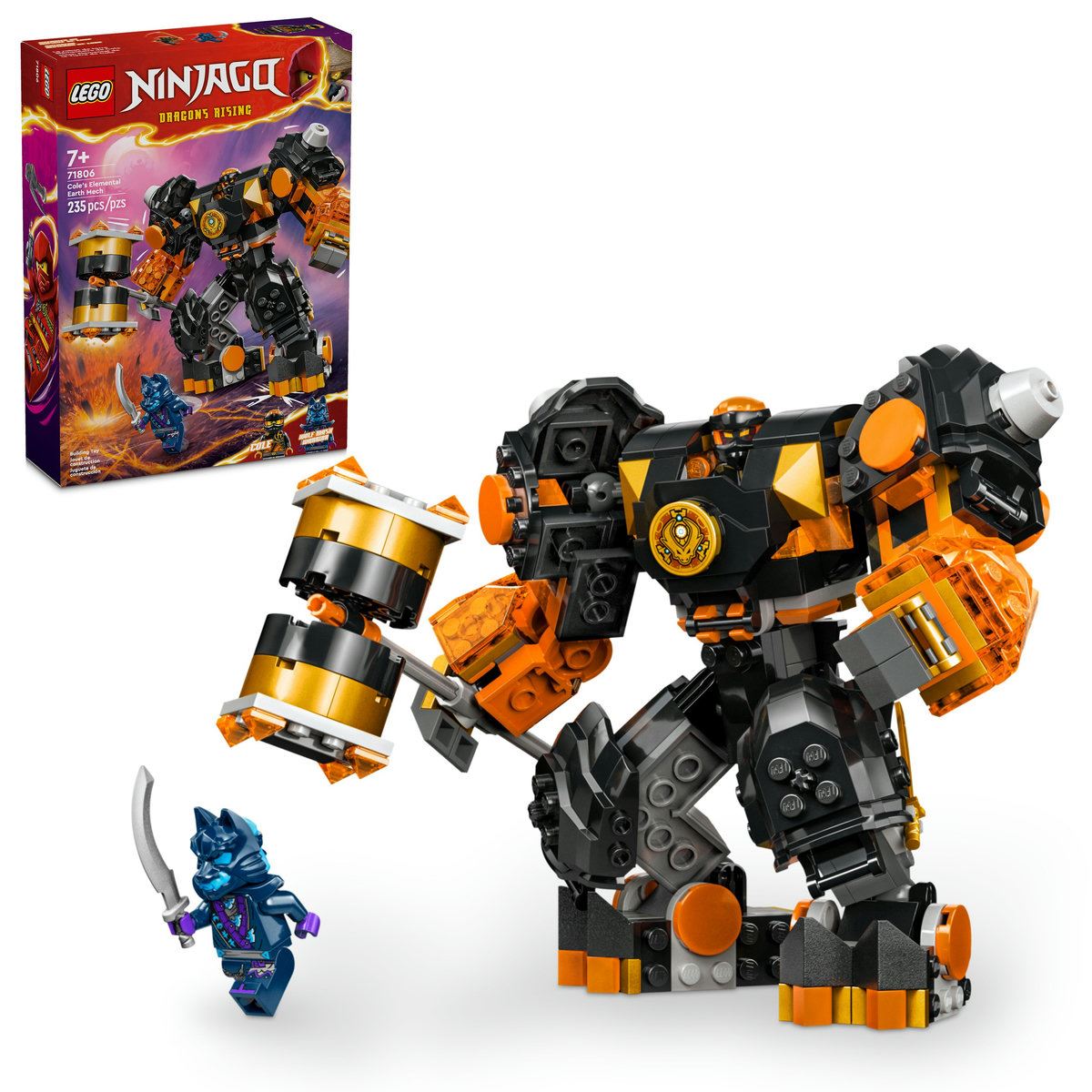 LEGO® Mech Elemental de la Tierra de Cole