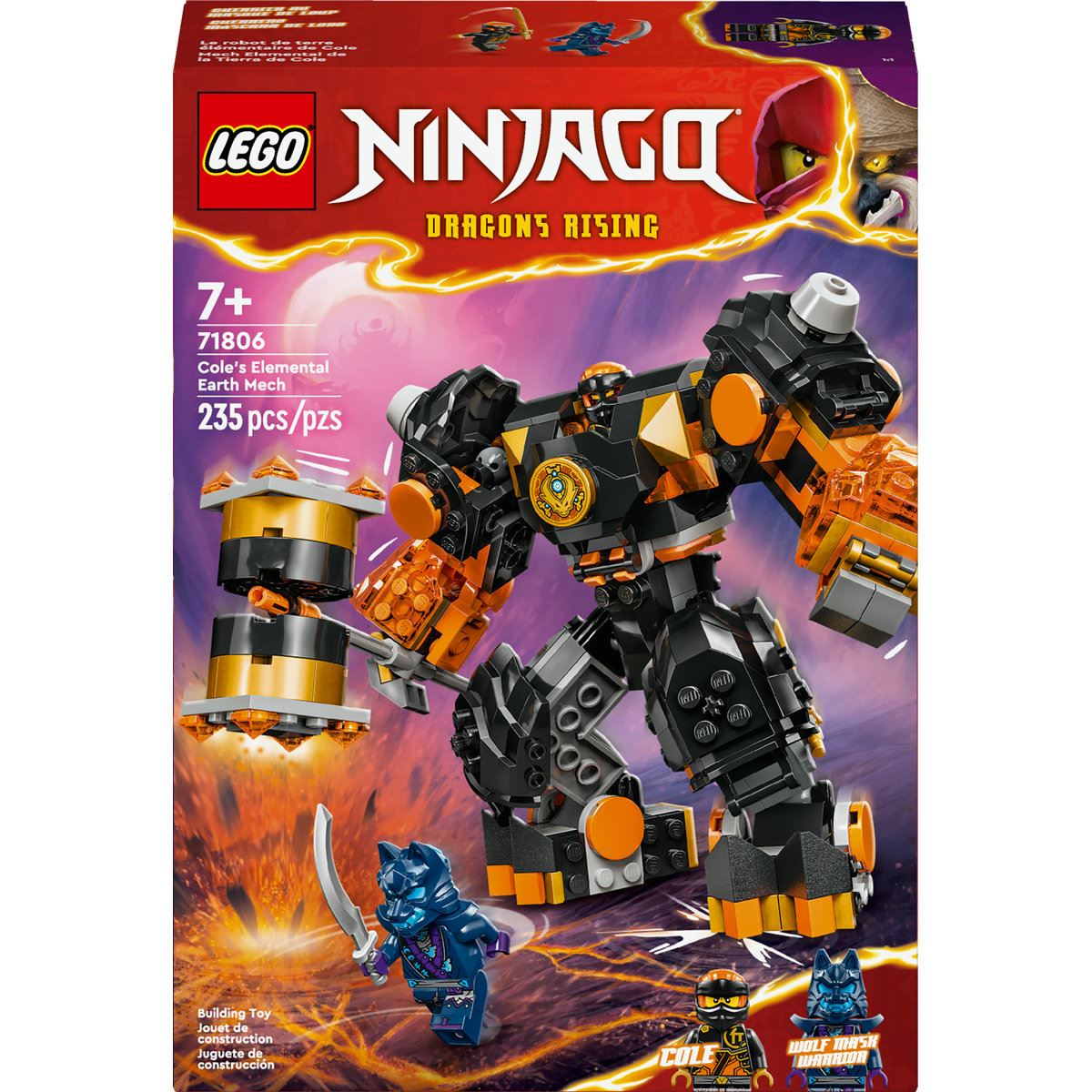 LEGO® Mech Elemental de la Tierra de Cole