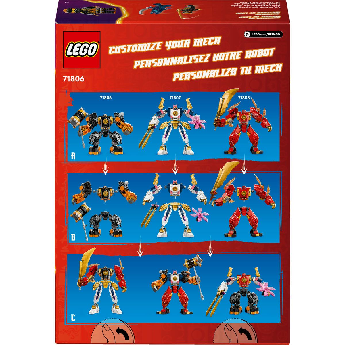 LEGO® Mech Elemental de la Tierra de Cole