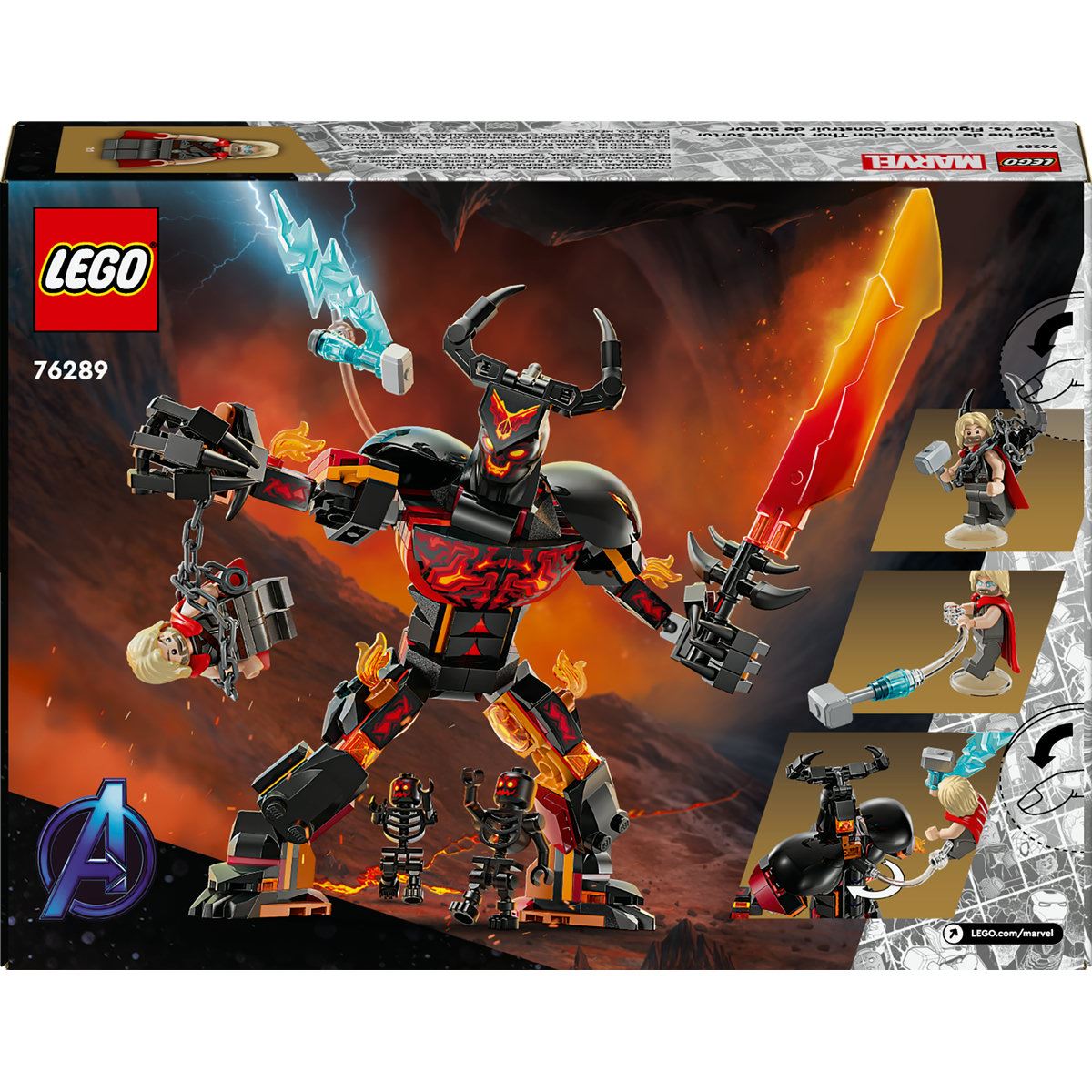 LEGO® Thor vs. Figura para Construir de Surtur