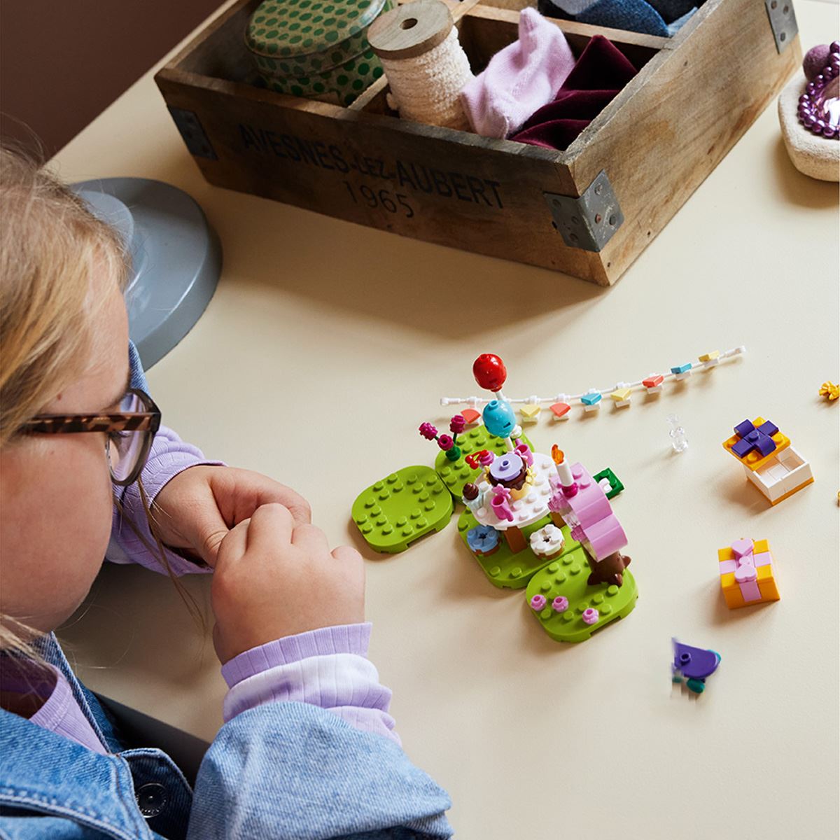 LEGO Fiesta de cumpleaños de Azulino