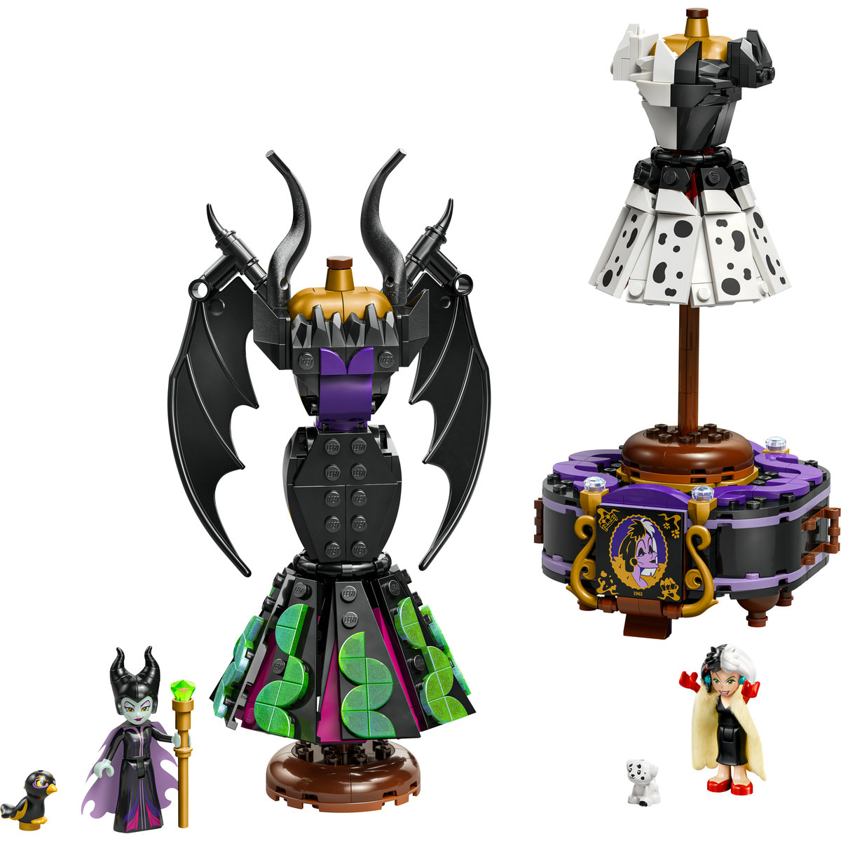 LEGO® DISNEY CLASSIC Villains Trajes de Maléfica y Cruella De Vil