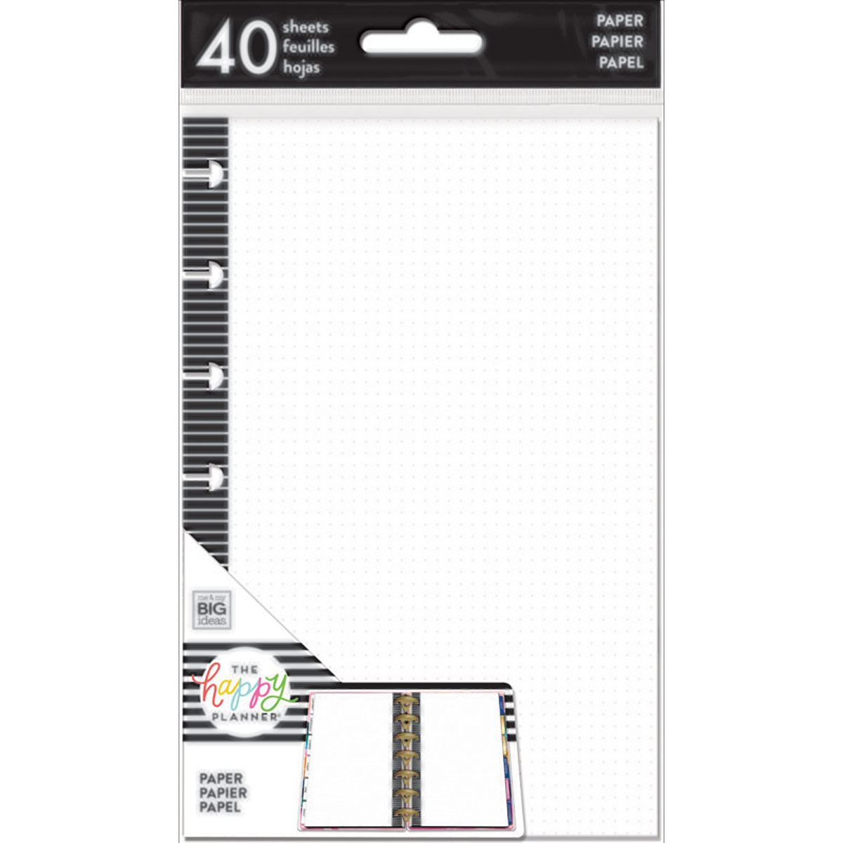 Papel de relleno half sheet fill grid