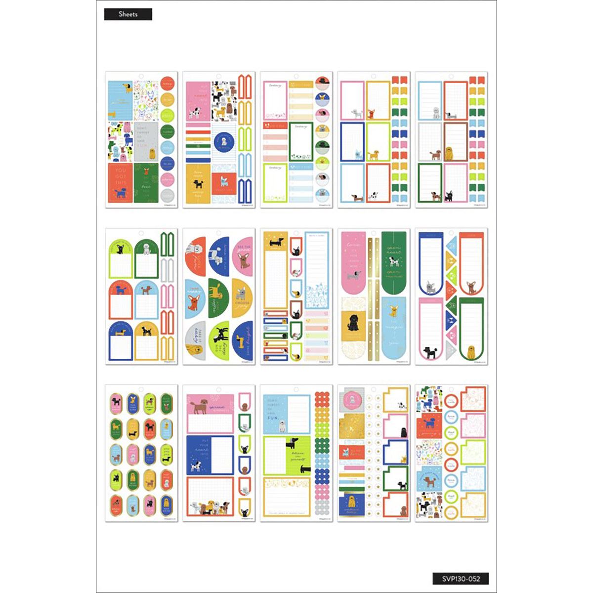 Stickers Thp Colorful Dogs
