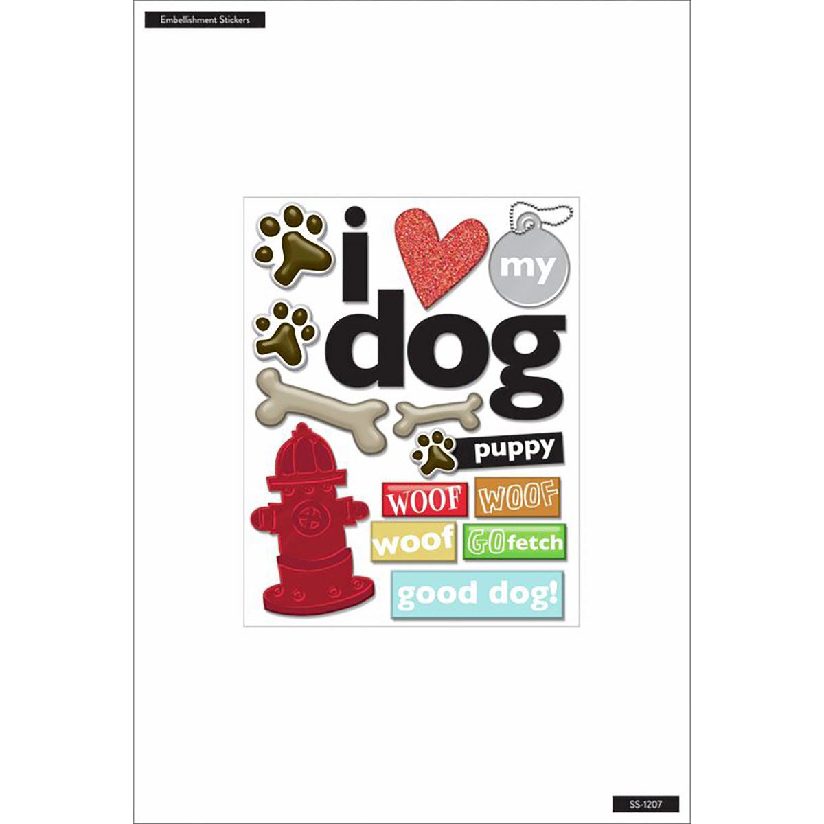 Stickers Thp Amor Perros 1 Plantilla