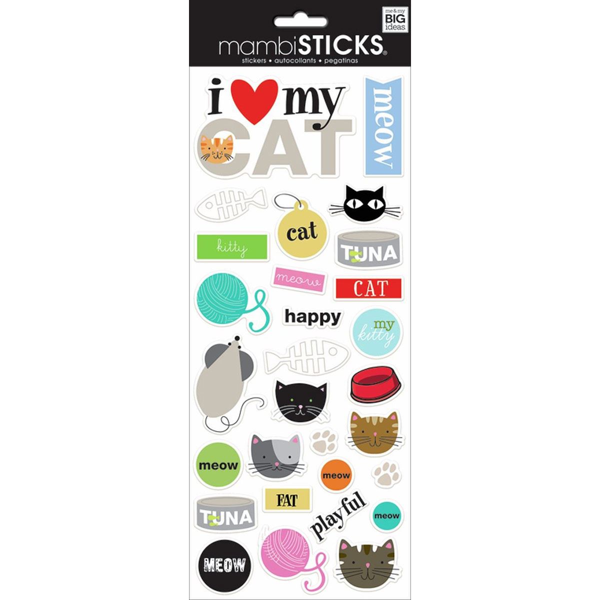 Stickers Thp Gato Te Amo