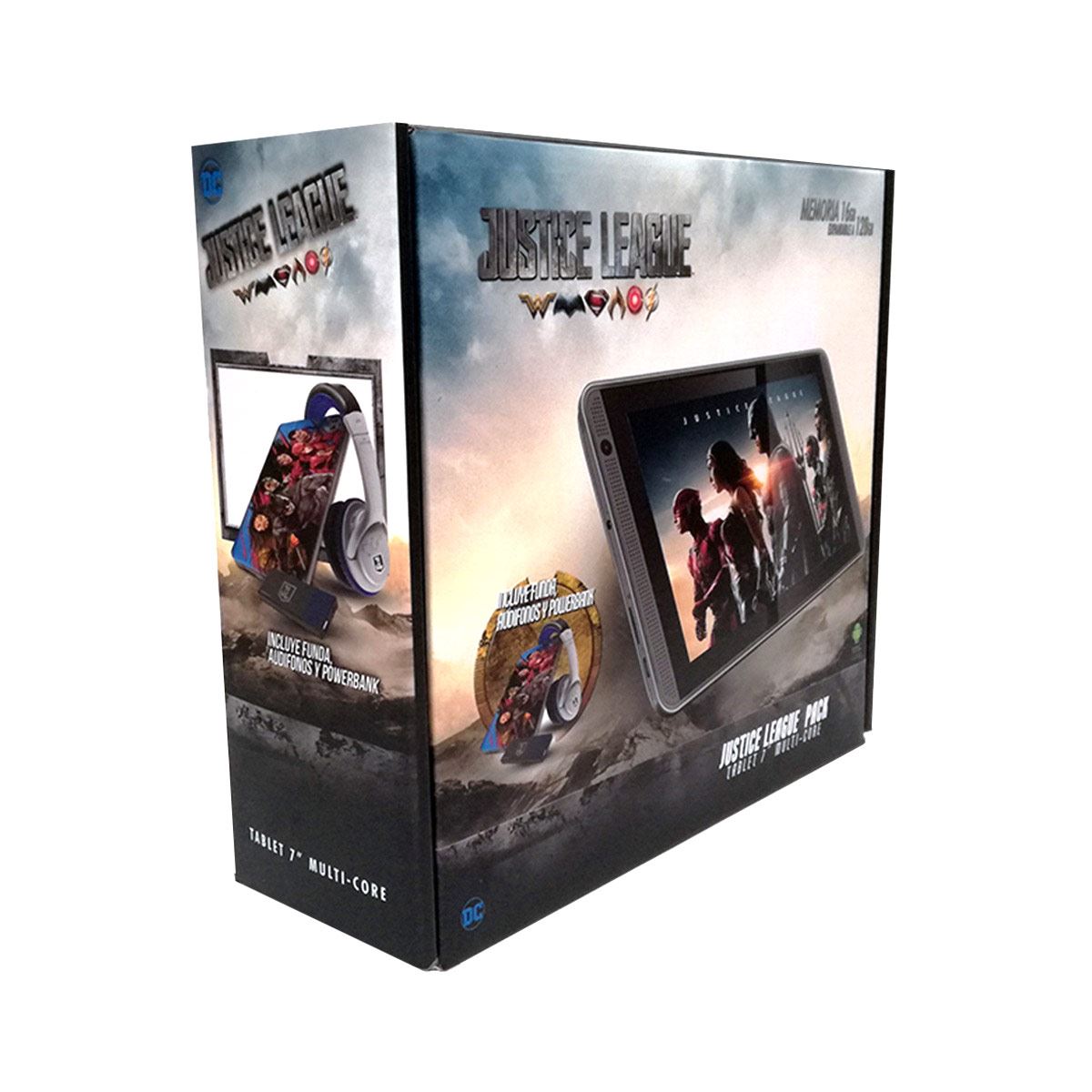 Paquete Tablet DC Comics Justice League Kit 7