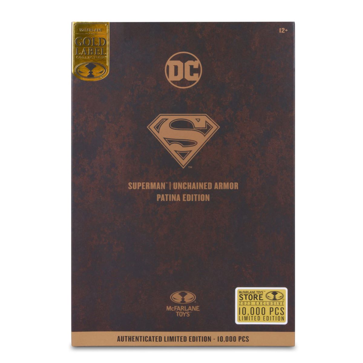 Figura de colección 7" Superman Unchained Armor. Patina (Gold Label)
