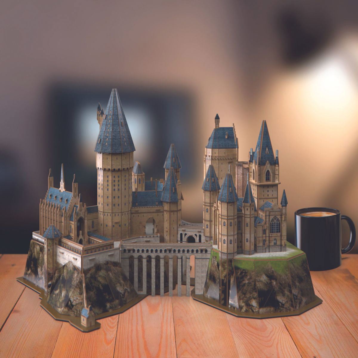 Kit de modelo de rompecabezas 3D del castillo de Hogwarts de Harry Potter,  209 piezas, regalos de Harry Potter, decoración de escritorio, juguetes de