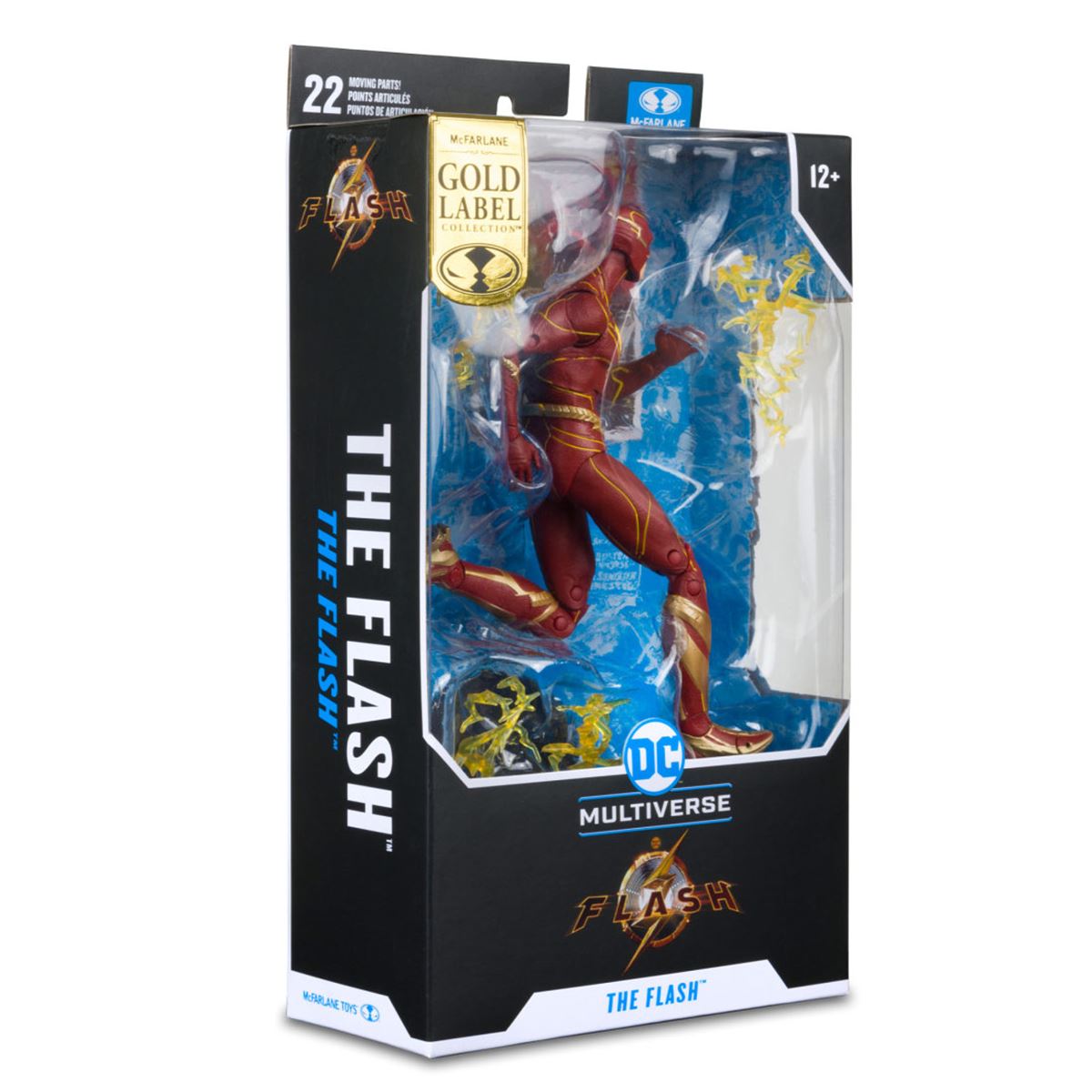 Figura de colección 7" The Flash: The Flash Movie. Variante Speed Force (Gold Label)