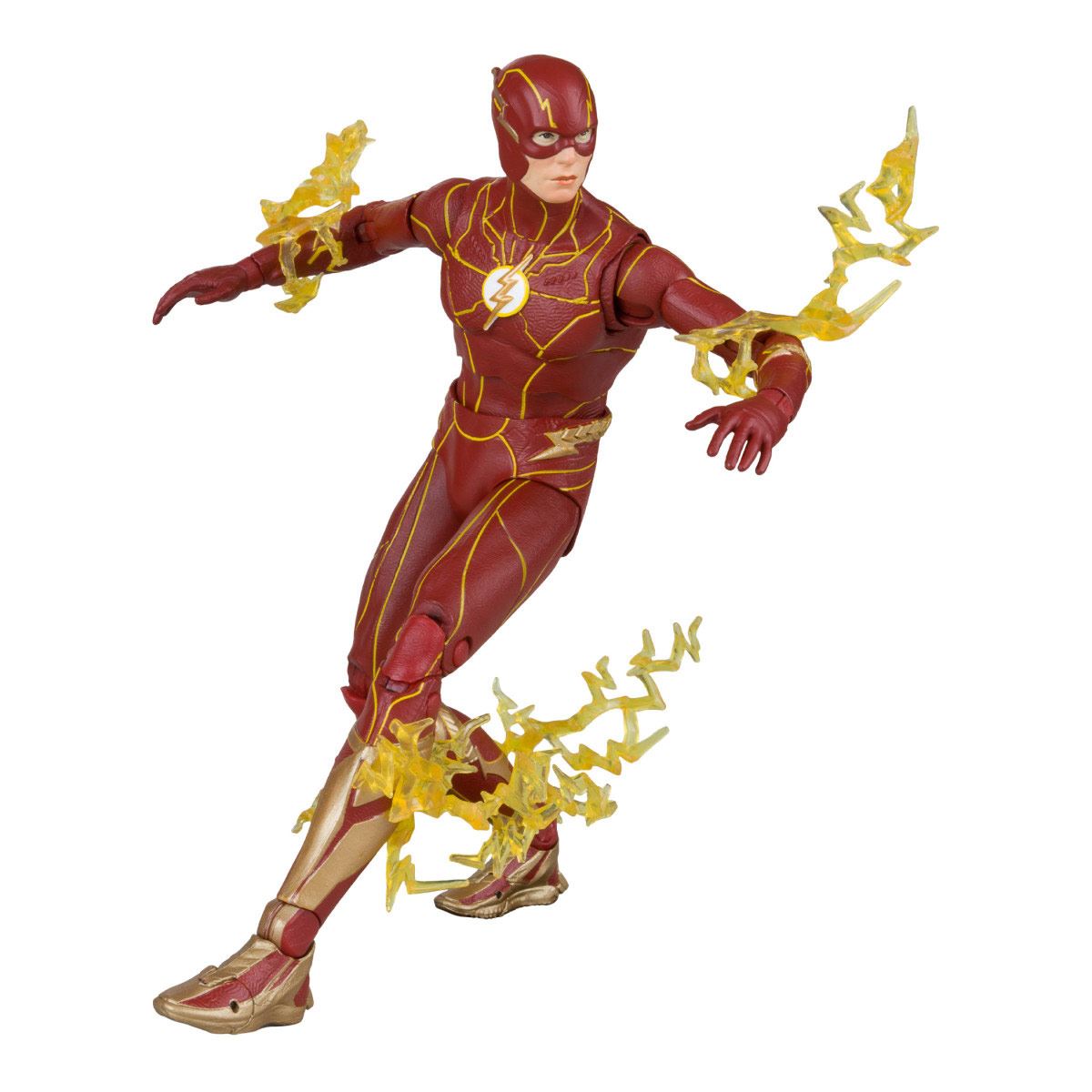 Figura de colección 7" The Flash: The Flash Movie. Variante Speed Force (Gold Label)