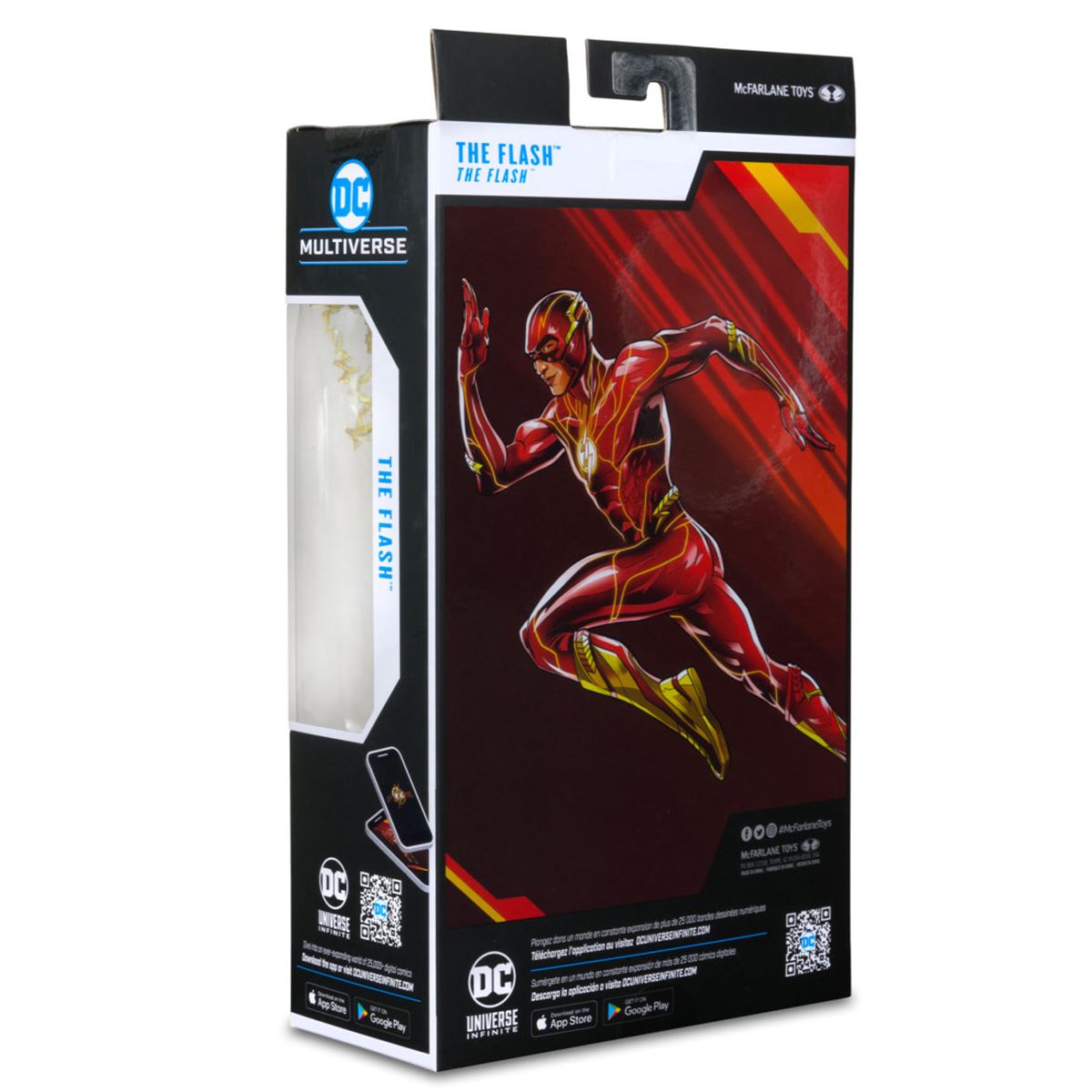 Figura de colección 7" The Flash: The Flash Movie. Variante Speed Force (Gold Label)