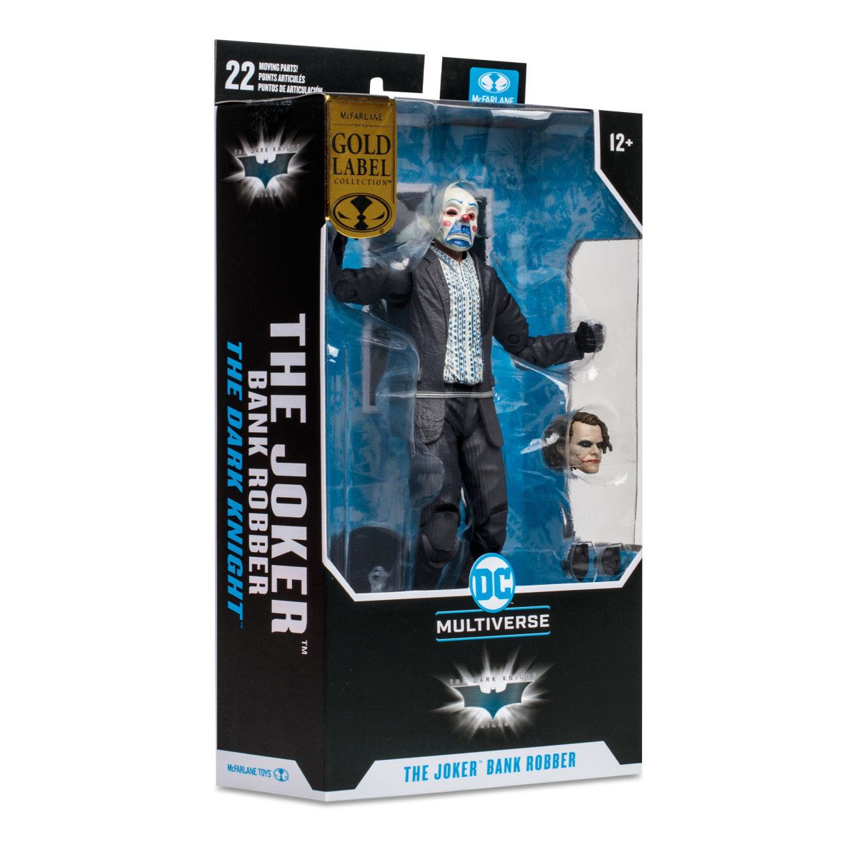 Figura de colección 7" The Joker. The Dark Knight. Variante Robo de Banco (Gold Label)