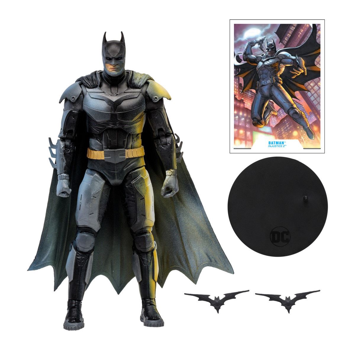 3 Pack Figuras de colección 7" Batman, Dr. Fate y Supergirl. Injustice 2