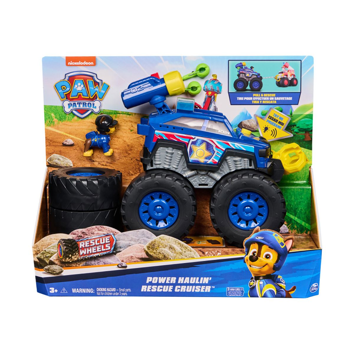 Vehículo PAW Patrol: Rescue Wheels Power Haulin’ Rescue Cruiser Chase