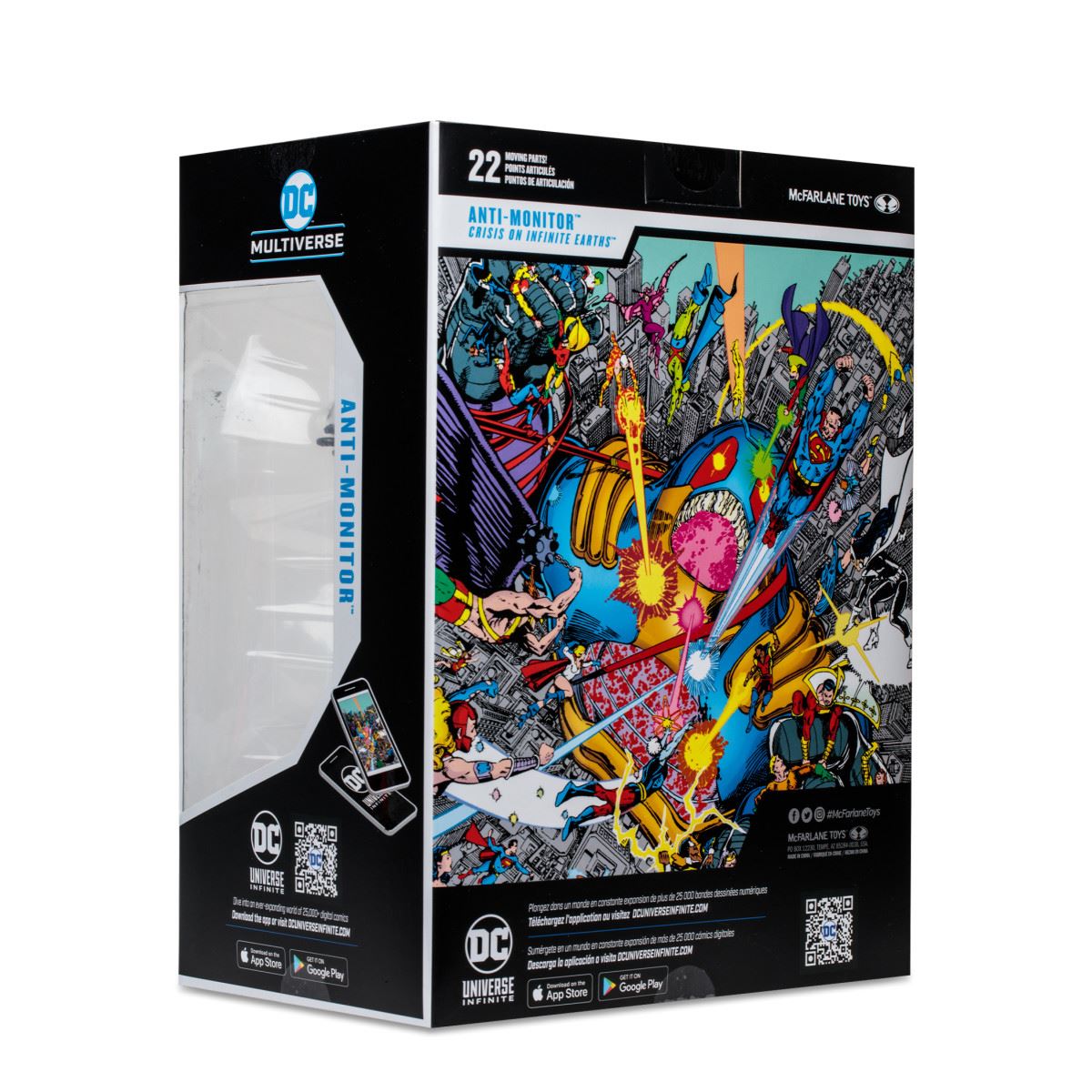 Mega Figura Coleccionable Anti-Monitor Crisis en Tierras Infinitas