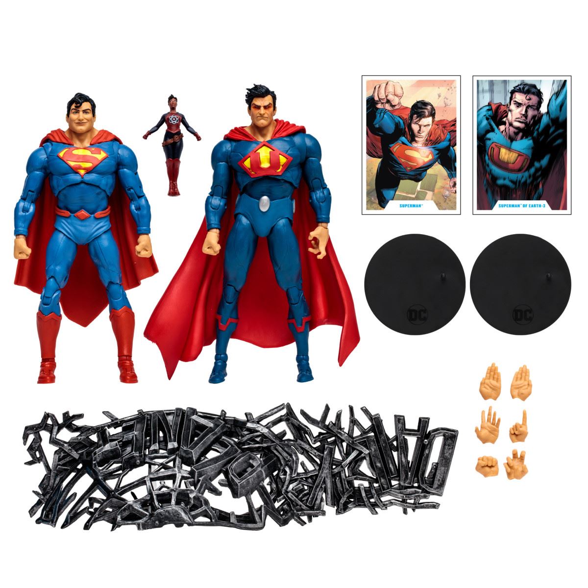 Pack Figuras Coleccionables 7” Superman Vs Superman