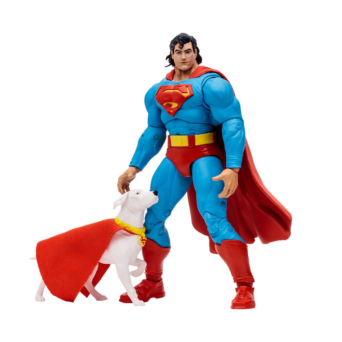 Figura 7" DC McFarlane Collector Edition WV3 Superman y Krypto