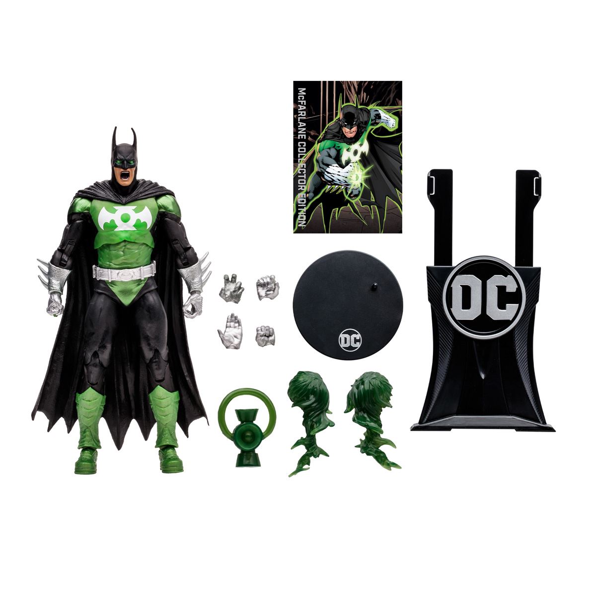 Figura 7" DC McFarlane Collector Edition WV3 Batman como Linterna Verde