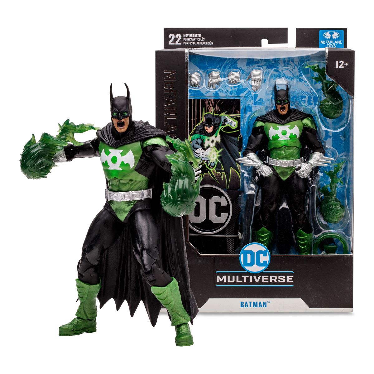 Figura 7" DC McFarlane Collector Edition WV3 Batman como Linterna Verde