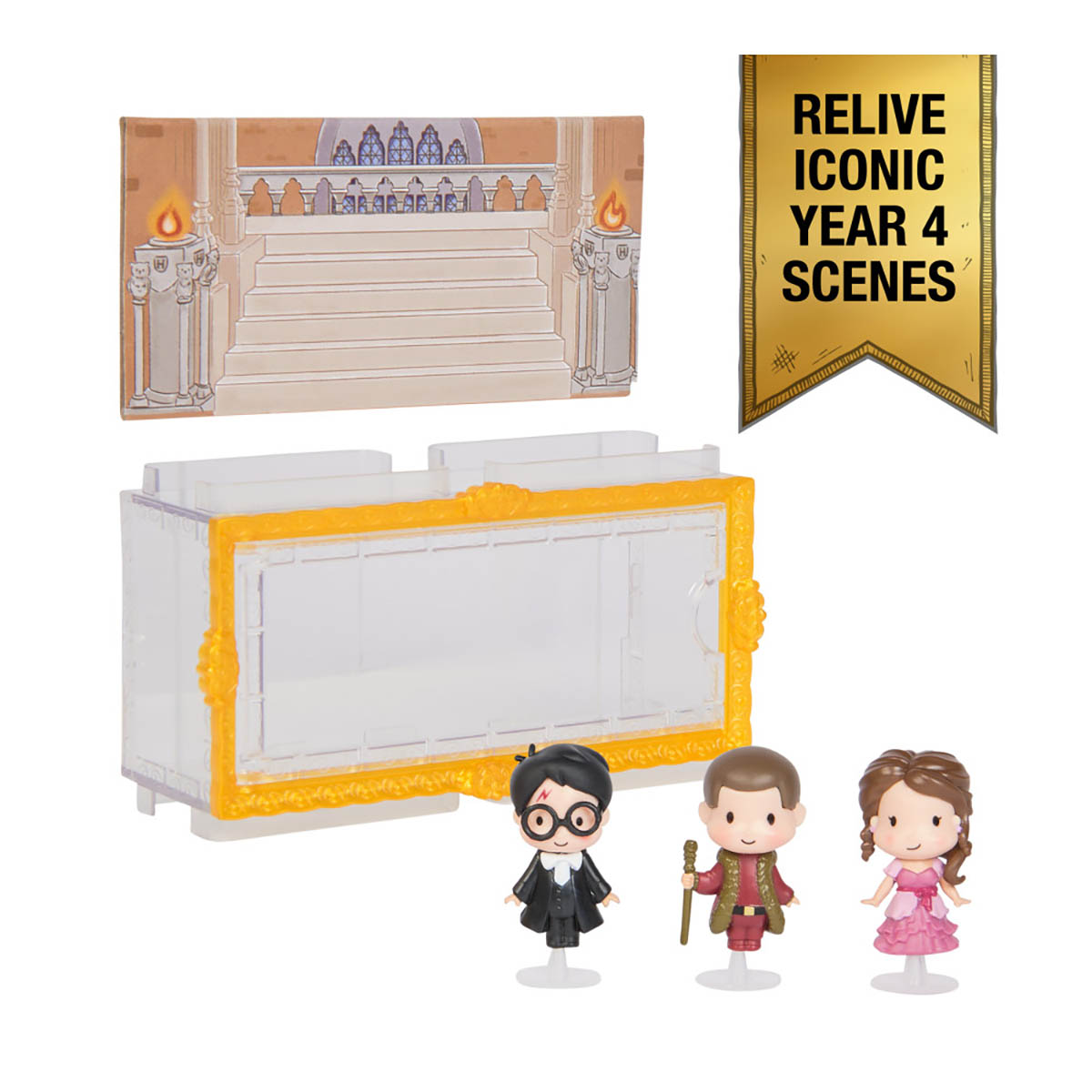 Set Figuras Coleccionables WIZARDING WORLD Micro Magical Moments Yule Ball