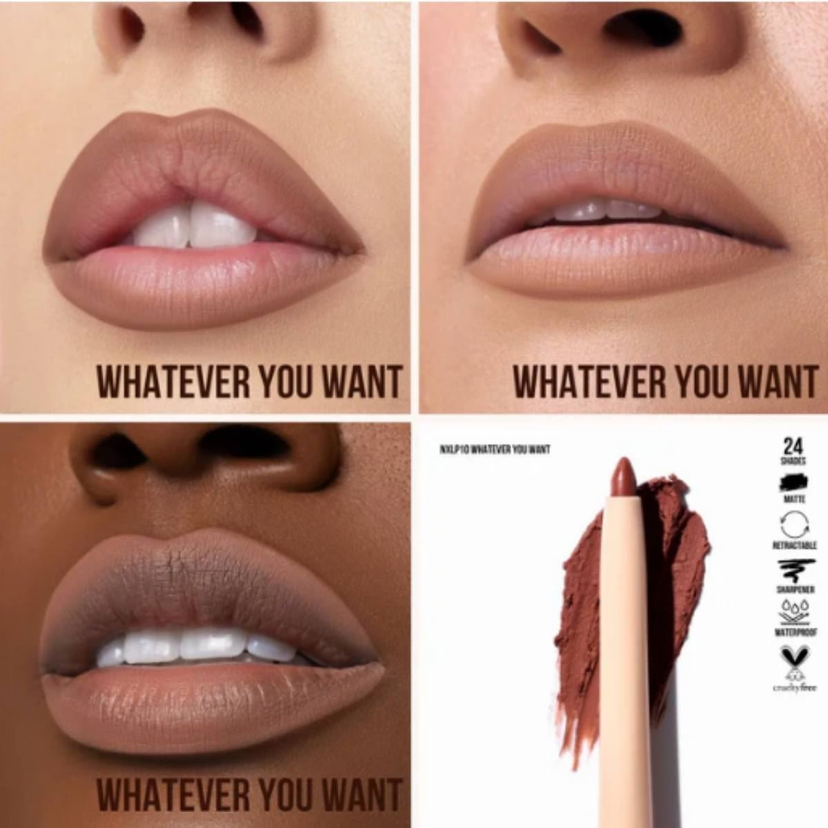 Lápiz Delineador de Labios Nude X Whatever You Want Beauty Creations