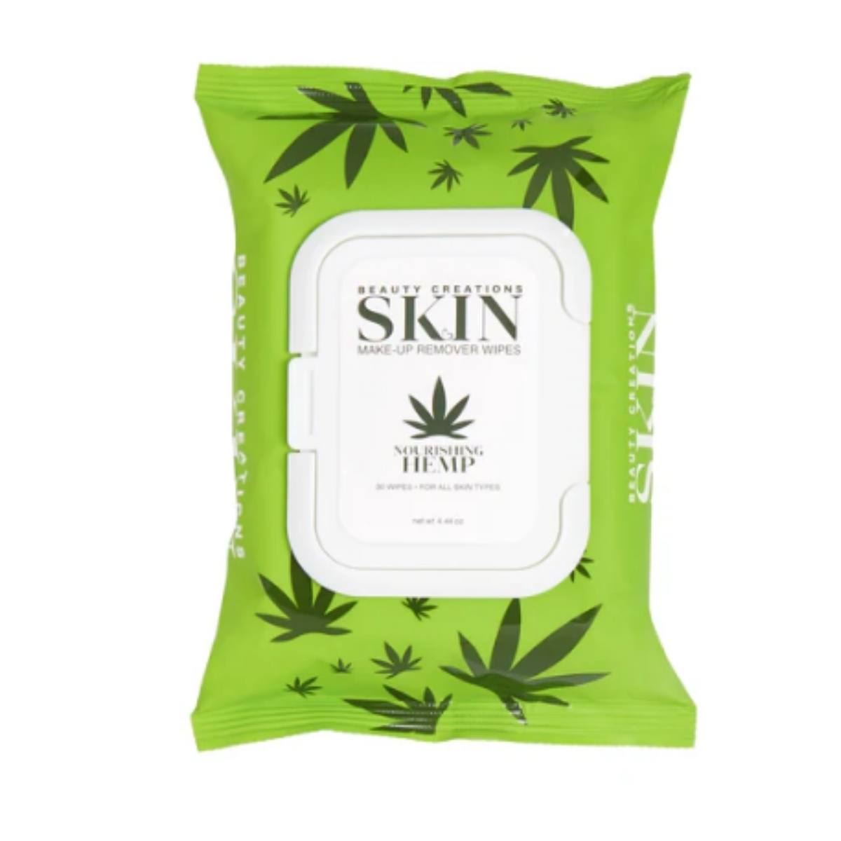 Toallitas Desmaquillantes con Nutrientes de Cañamo Beauty Creations