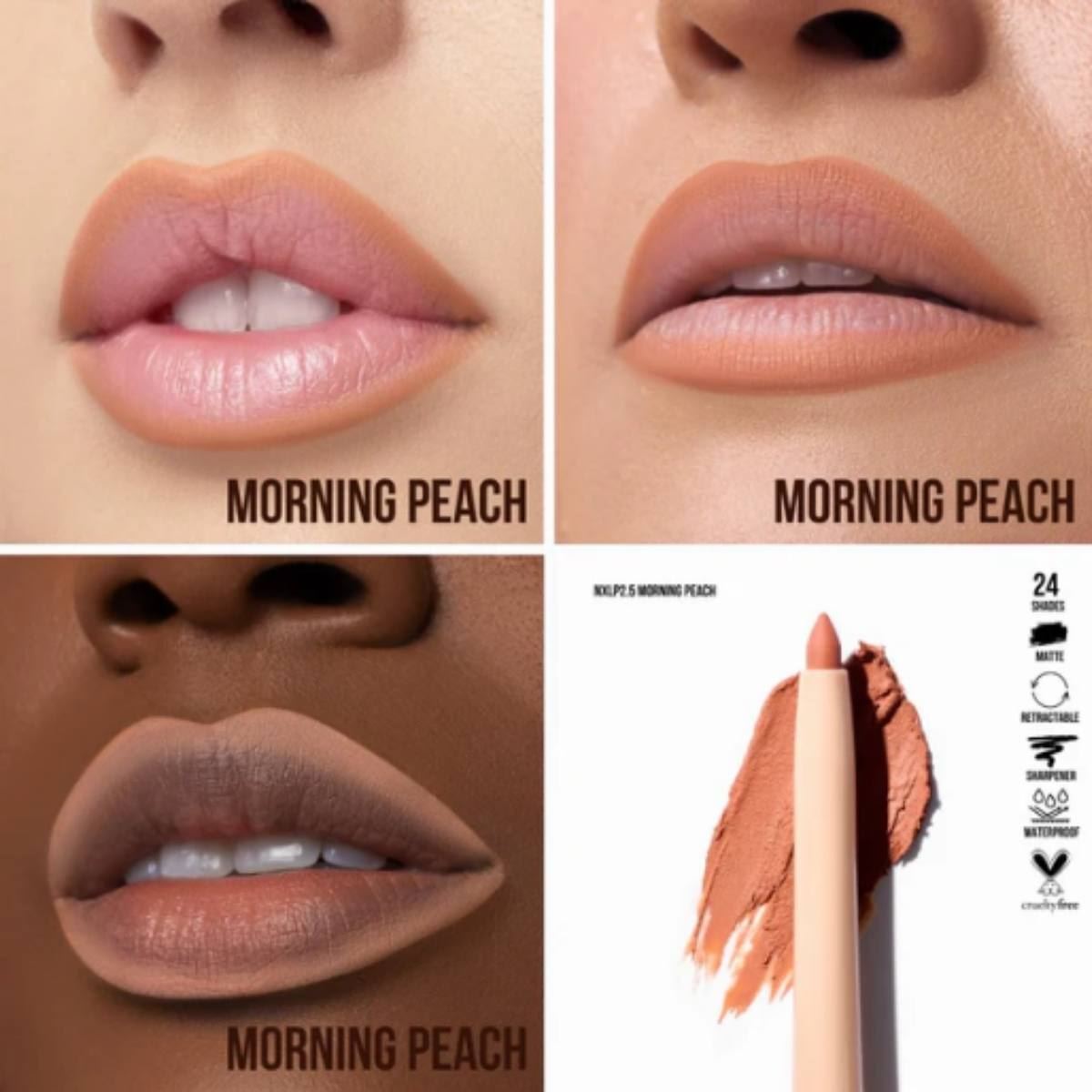 Lápiz Delineador de Labios Nude X Morning Peach Beauty Creations