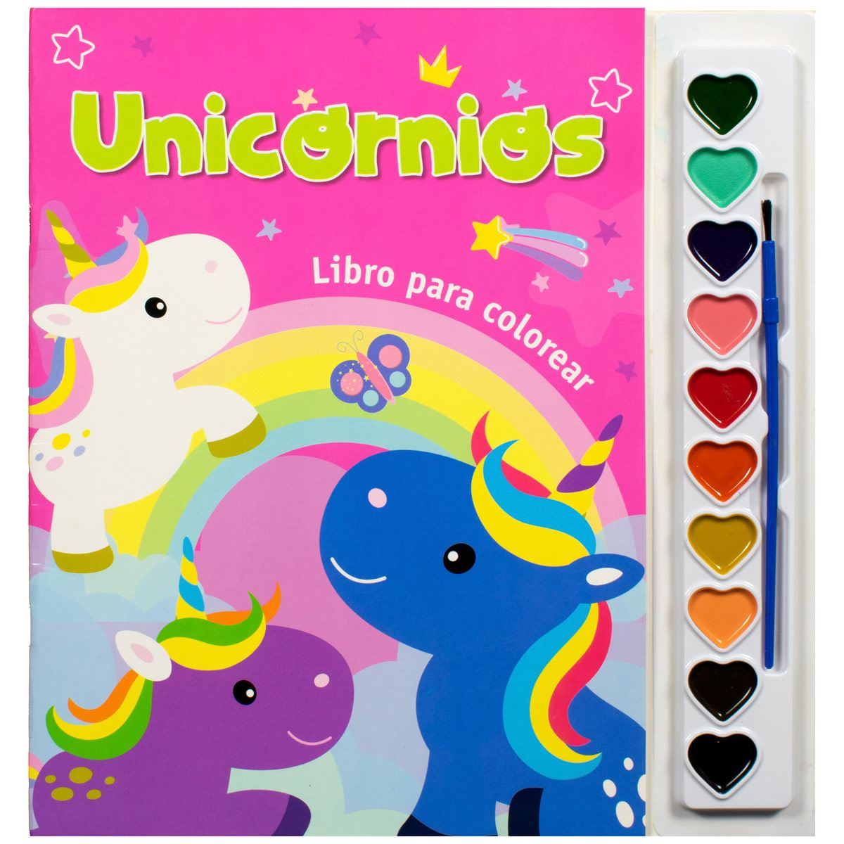 Unicornios: libro para colorear