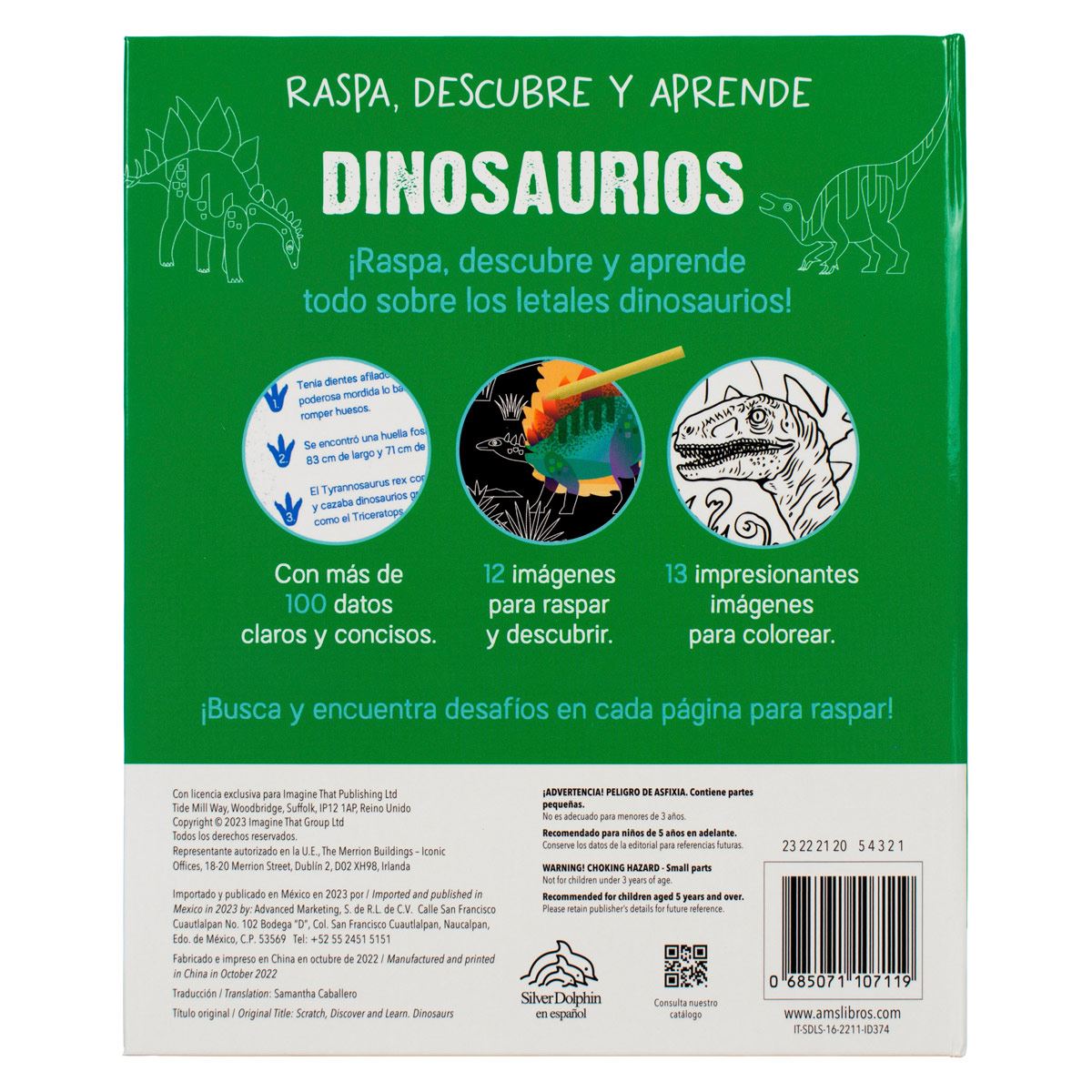 Raspa Descubre Y Aprende Dinosaurio