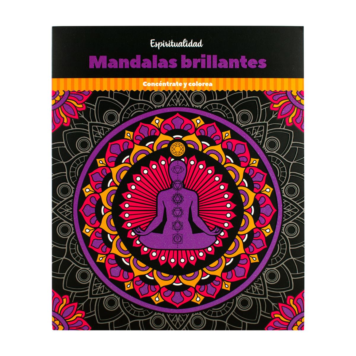 Concéntrate y Colorea Mándalas Brillantes Espiritualidad
