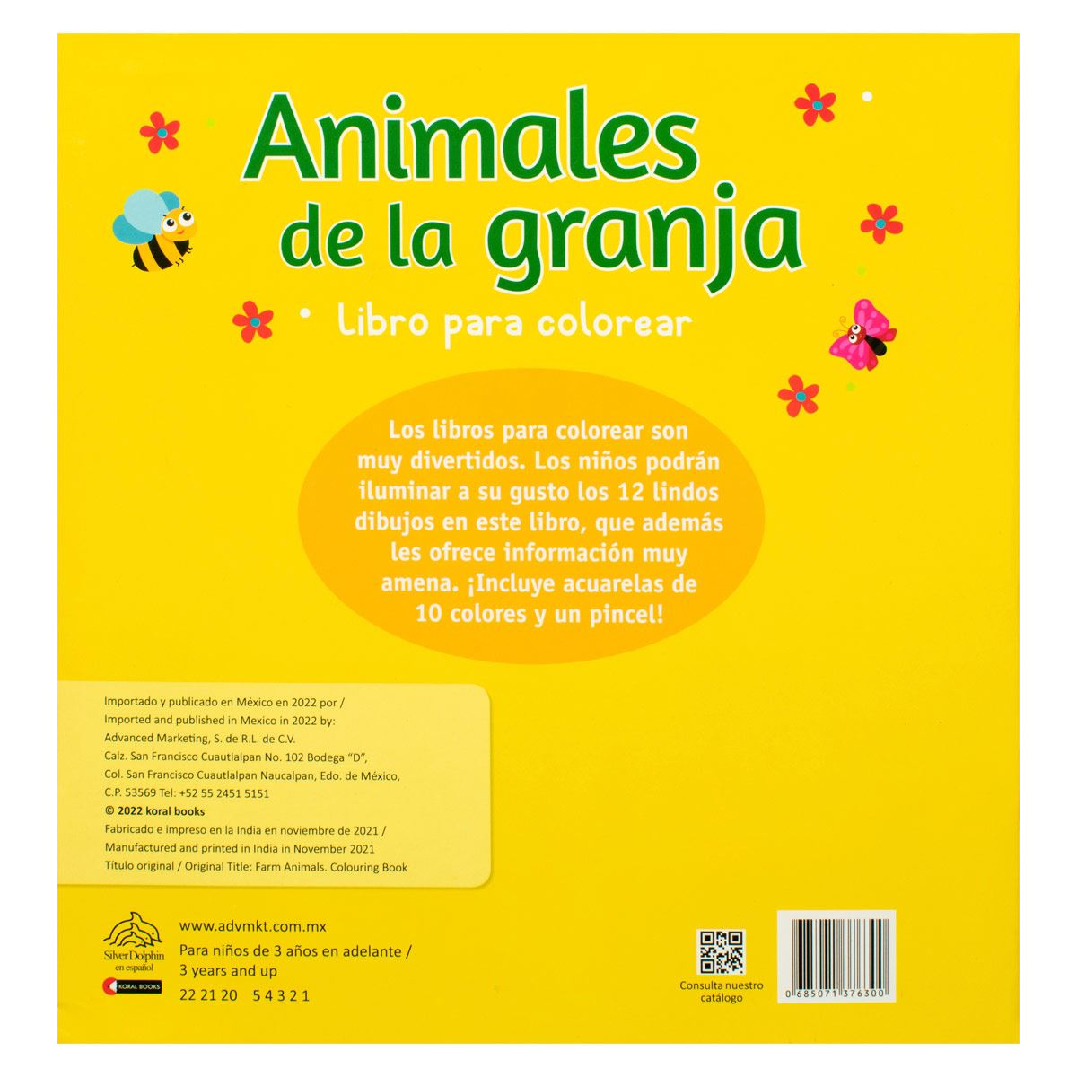 Libro Para Colorear Animales de la Granja